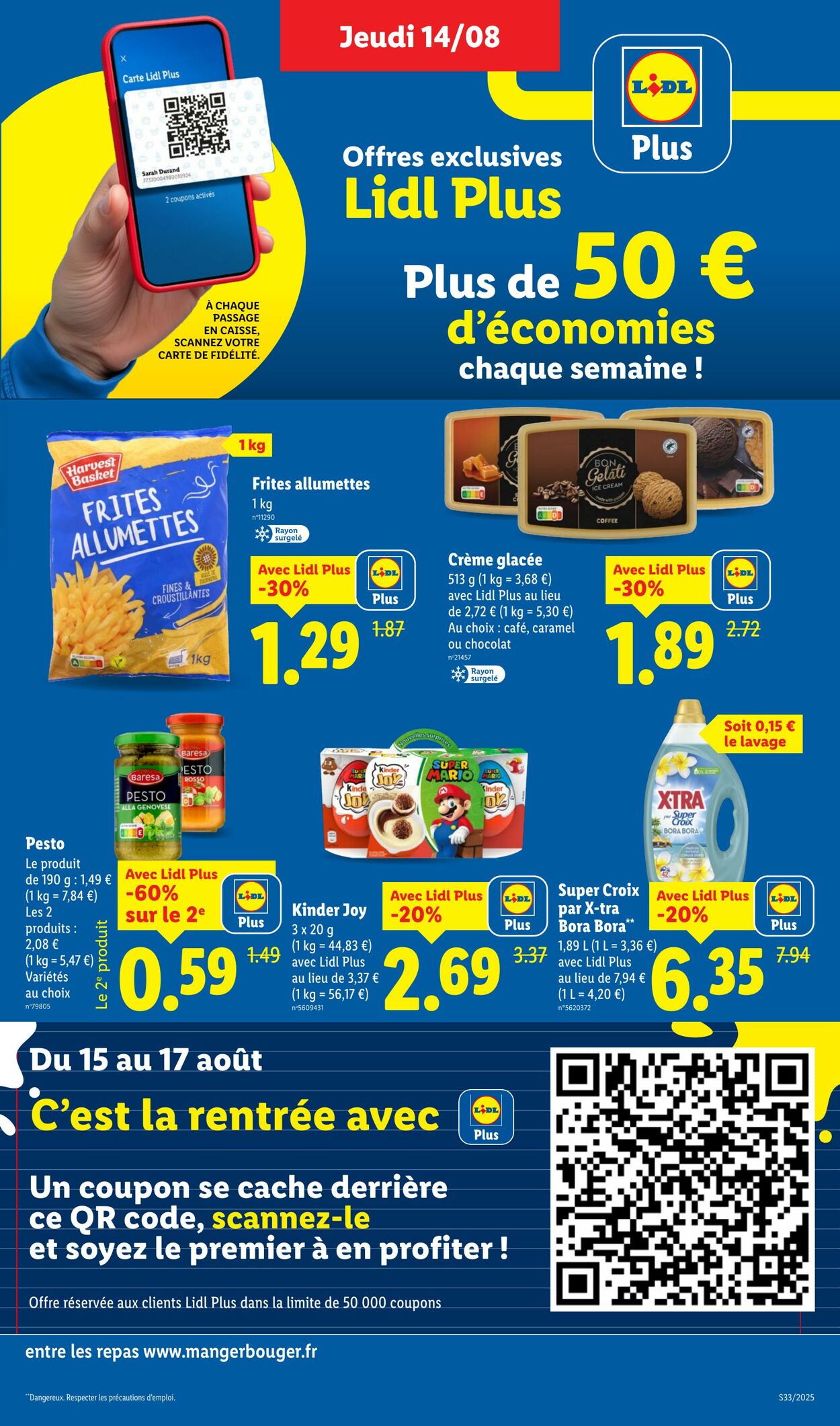 Catalogue Lidl 14.08.2025 - 20.08.2025