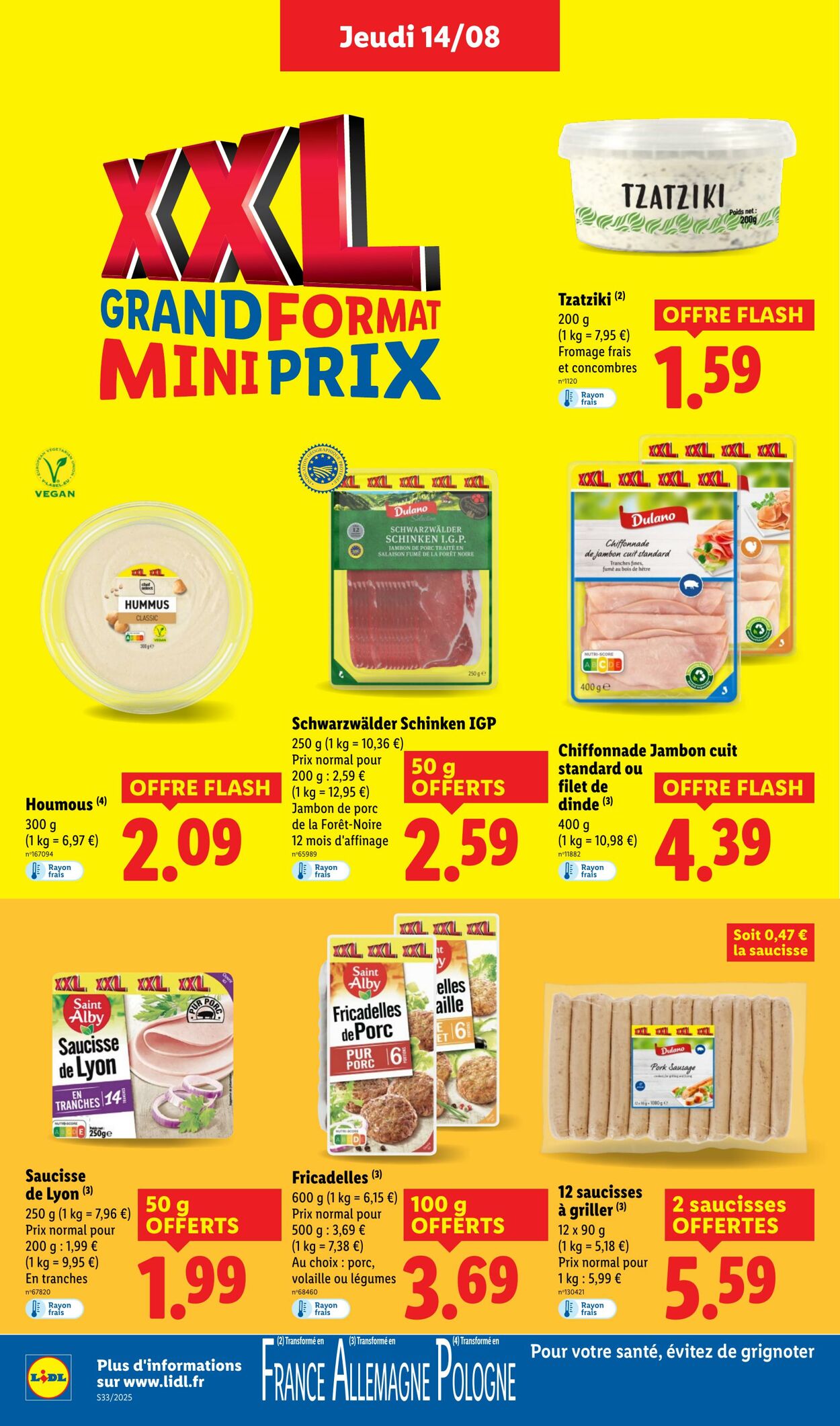 Catalogue Lidl 14.08.2025 - 20.08.2025
