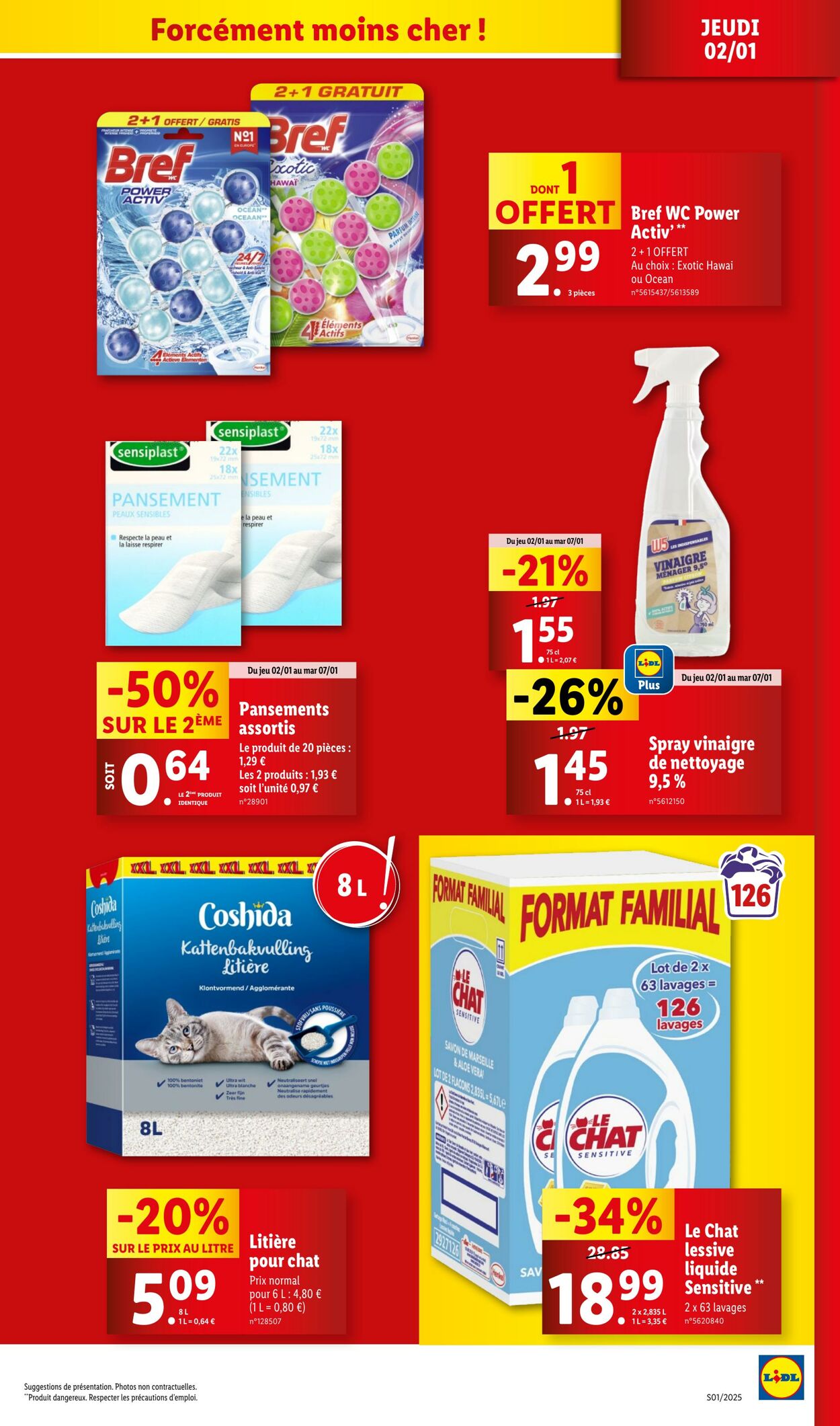 Catalogue Lidl 02.01.2025 - 07.01.2025