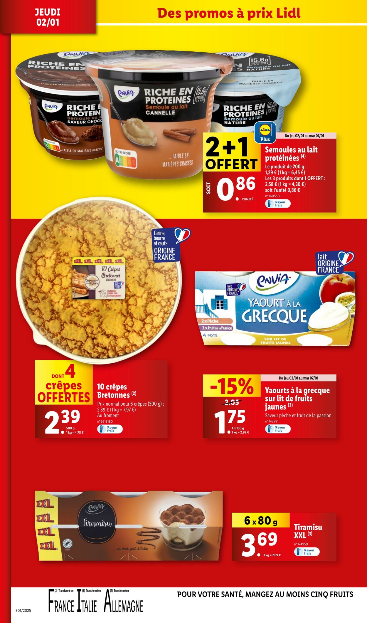 Catalogue Lidl 02.01.2025 - 07.01.2025