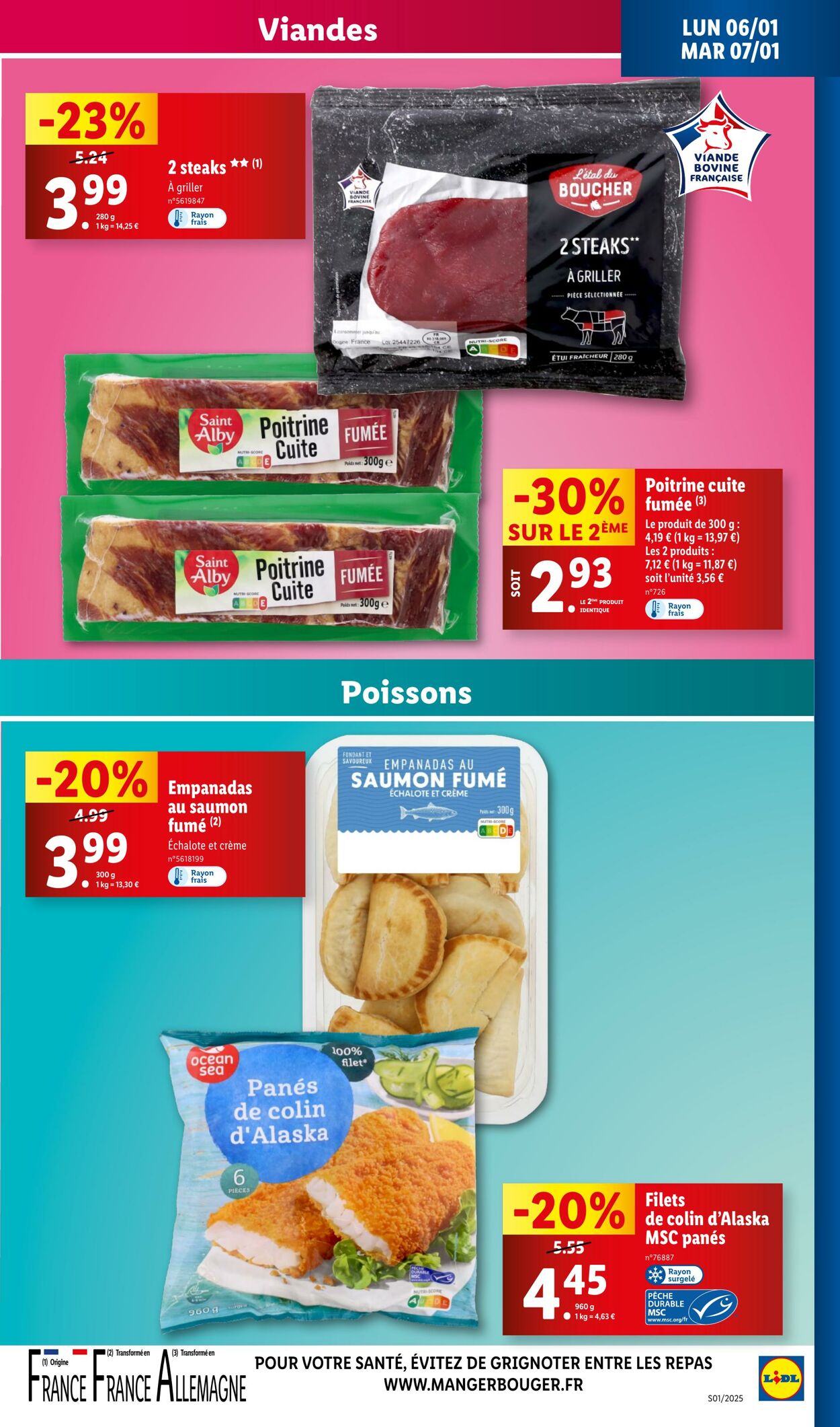 Catalogue Lidl 02.01.2025 - 07.01.2025