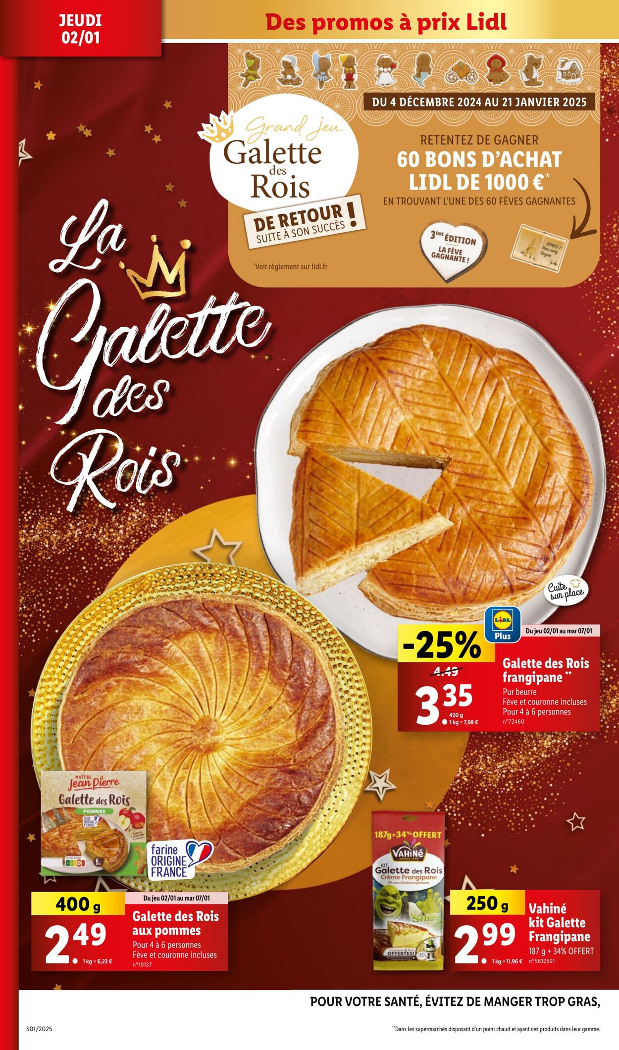 Catalogue Lidl 02.01.2025 - 07.01.2025