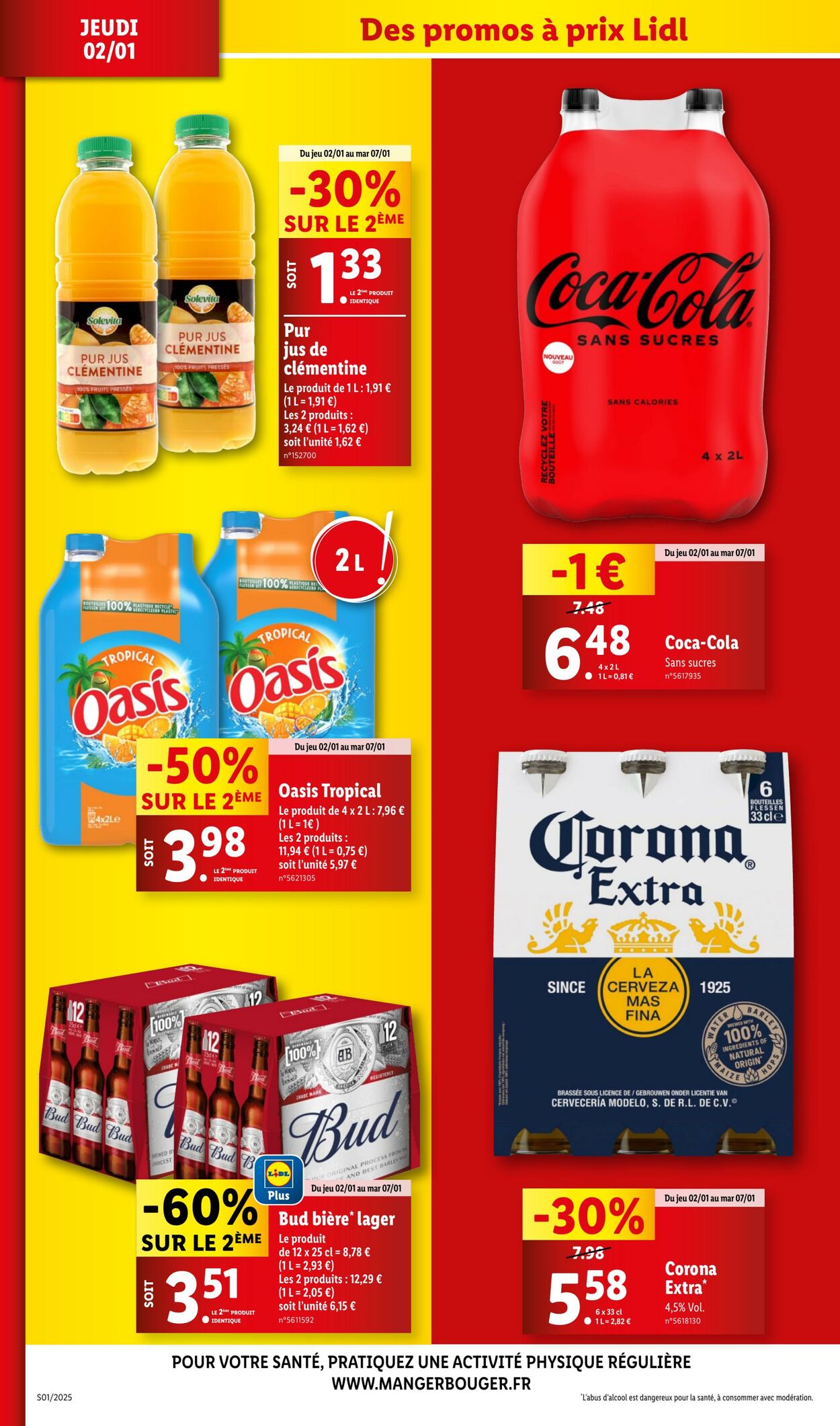 Catalogue Lidl 02.01.2025 - 07.01.2025