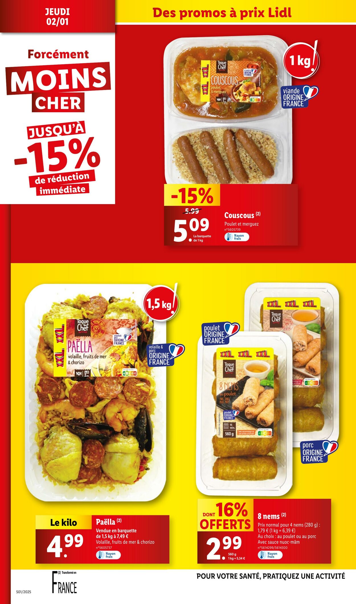 Catalogue Lidl 02.01.2025 - 07.01.2025