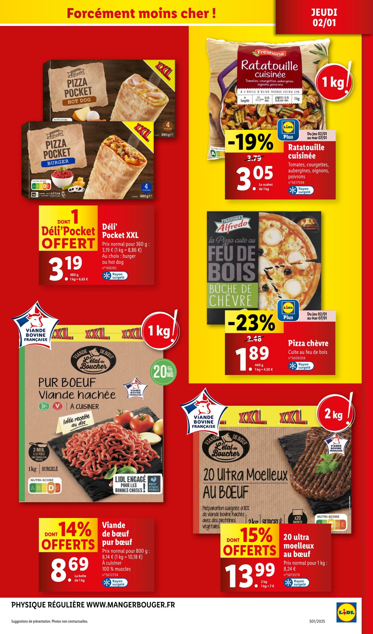 Catalogue Lidl 02.01.2025 - 07.01.2025