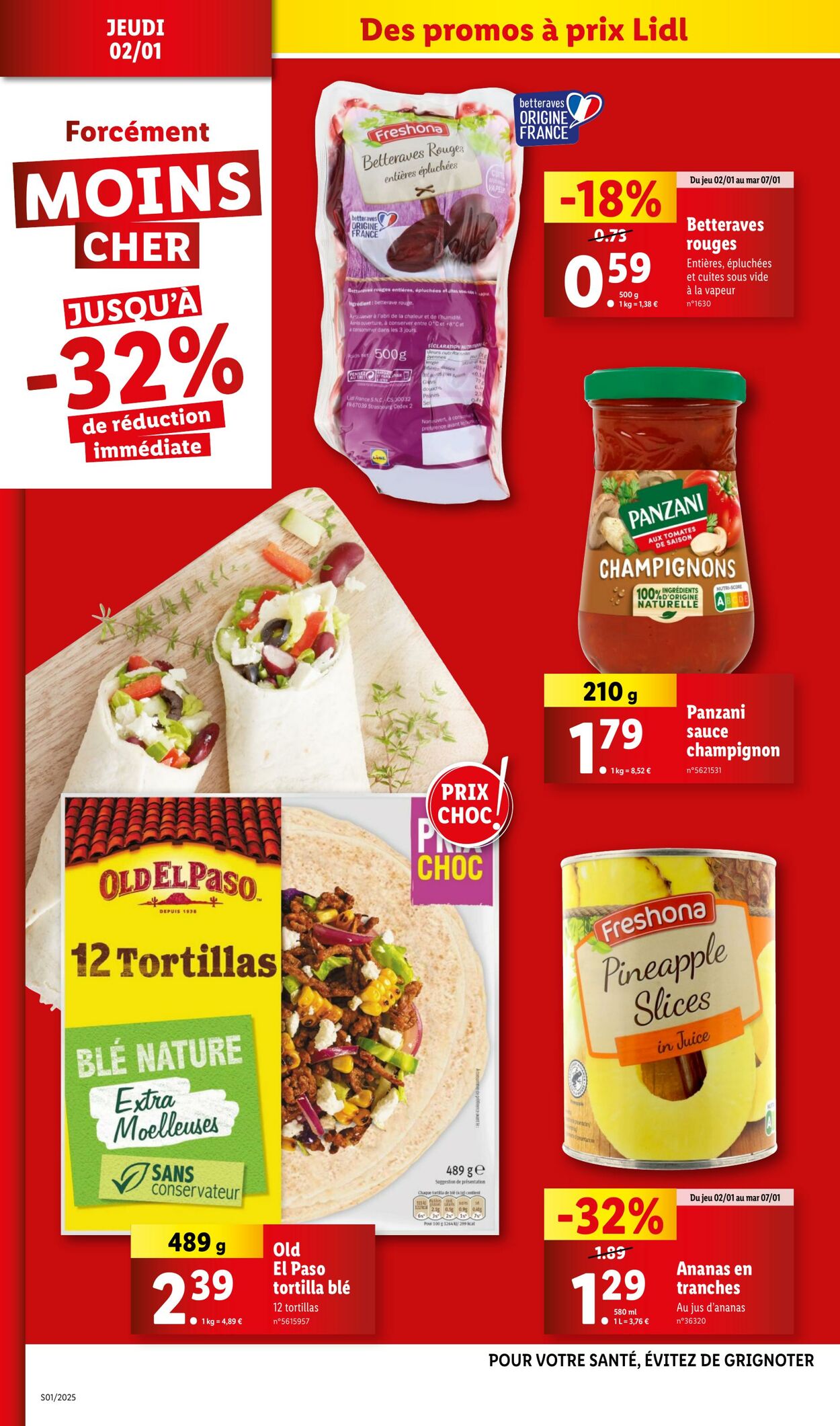 Catalogue Lidl 02.01.2025 - 07.01.2025