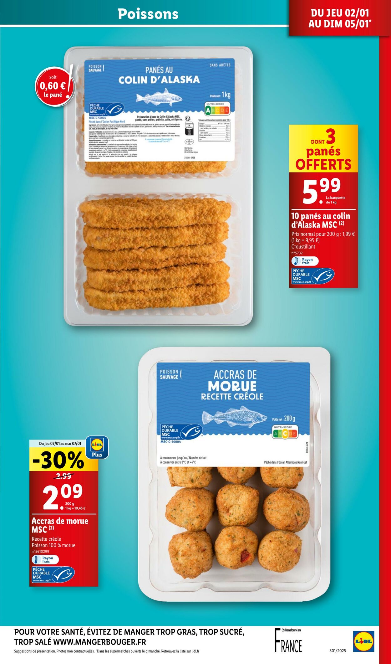 Catalogue Lidl 02.01.2025 - 07.01.2025