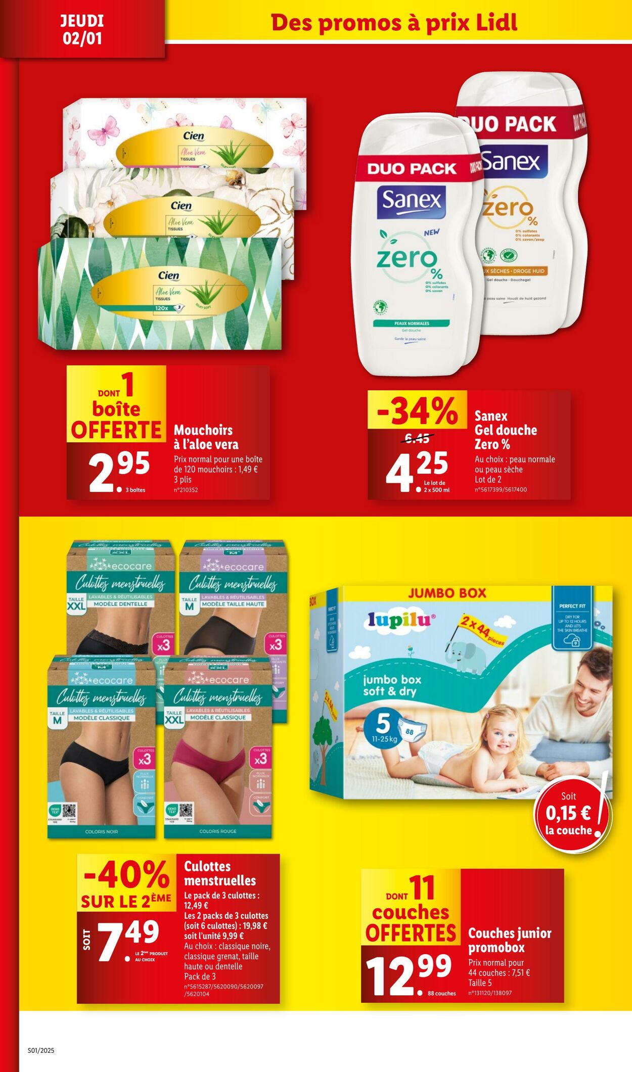 Catalogue Lidl 02.01.2025 - 07.01.2025