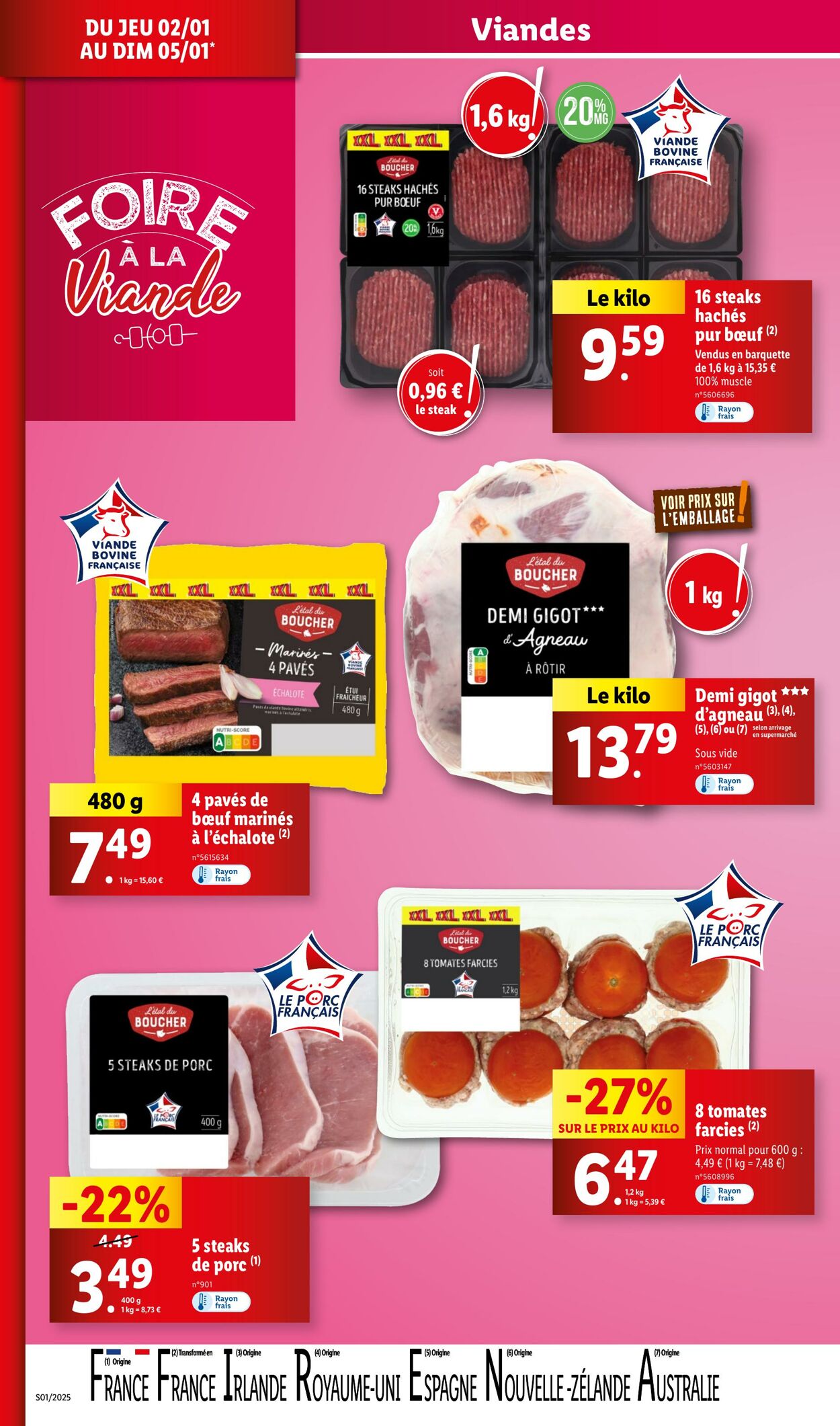 Catalogue Lidl 02.01.2025 - 07.01.2025