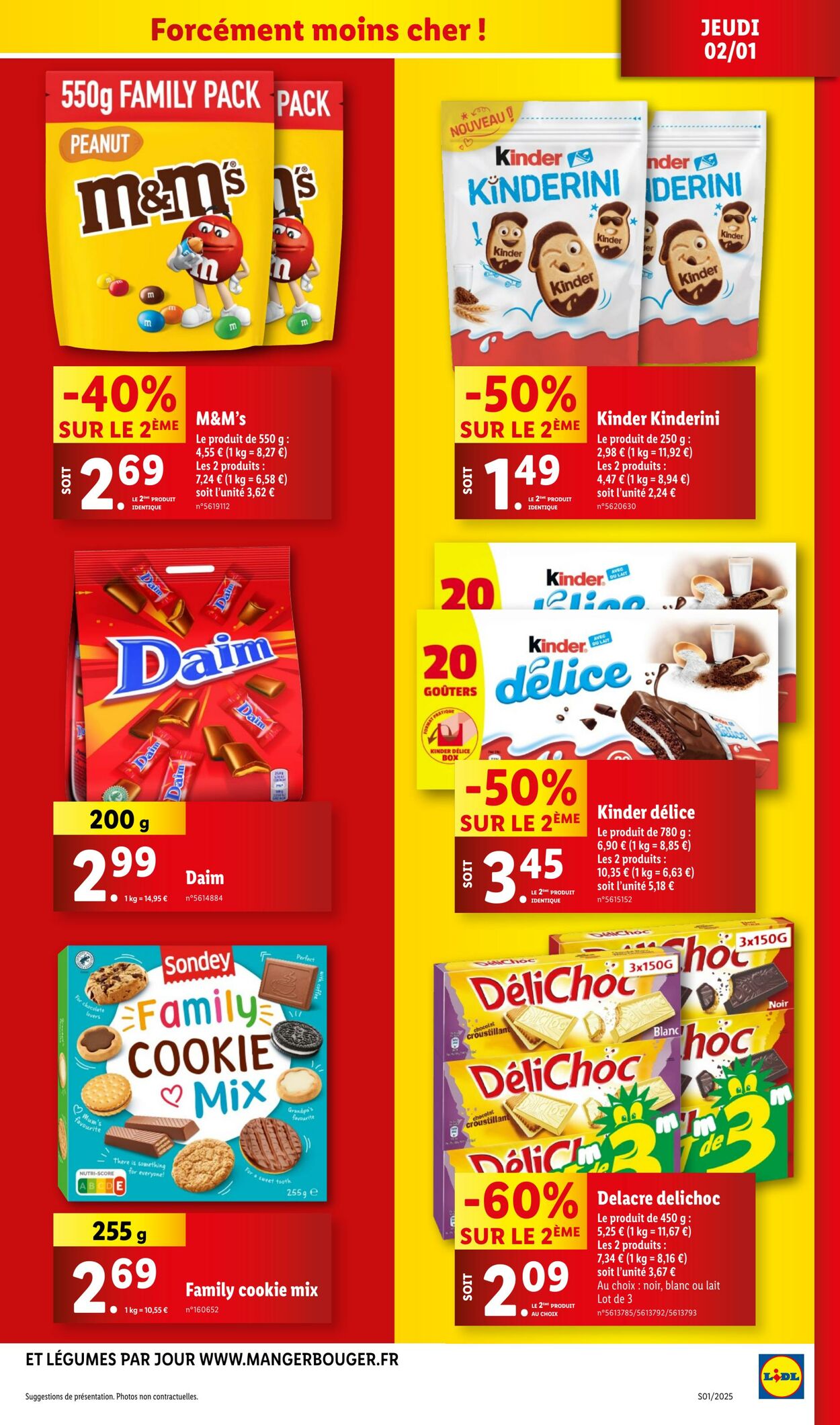 Catalogue Lidl 02.01.2025 - 07.01.2025