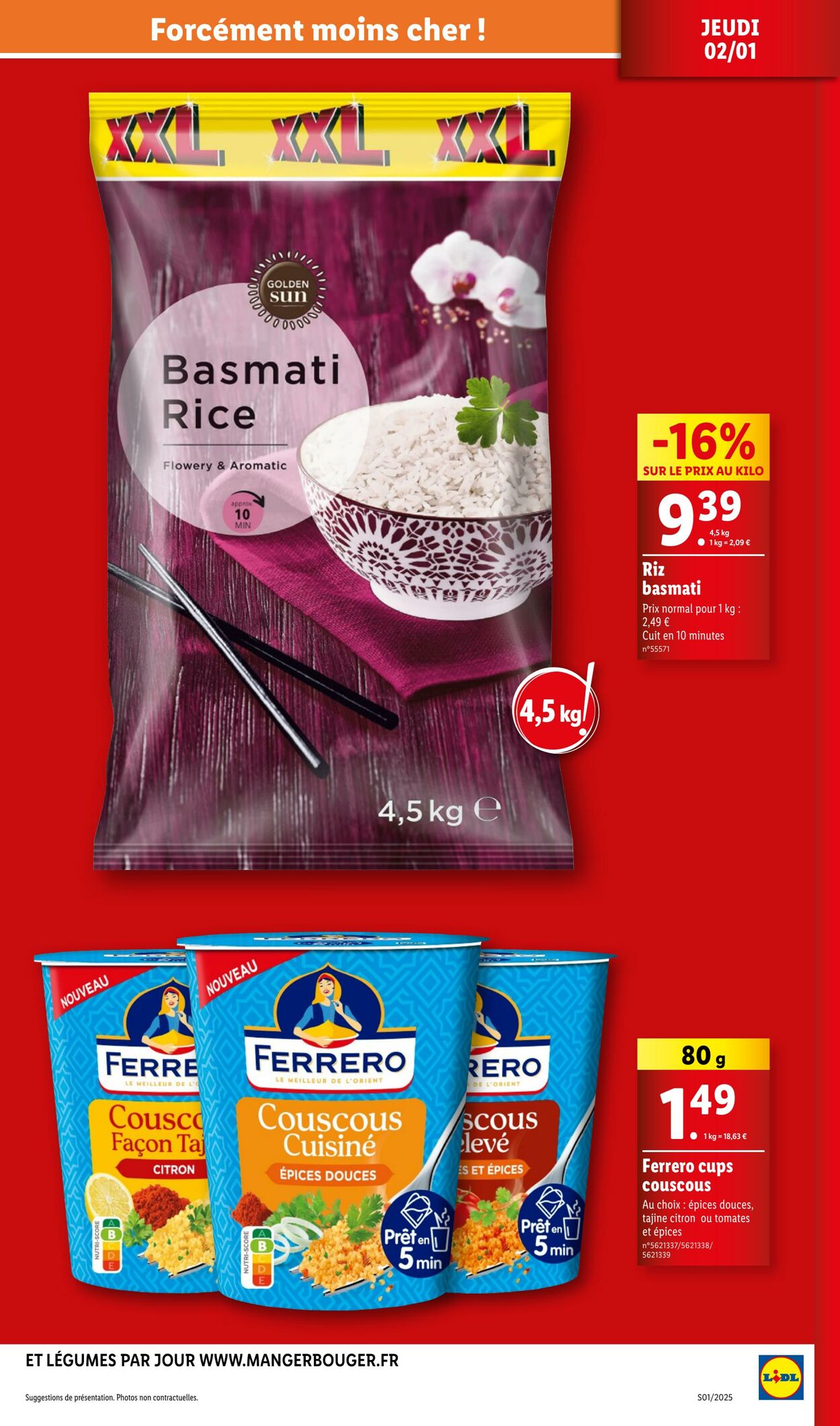 Catalogue Lidl 02.01.2025 - 07.01.2025