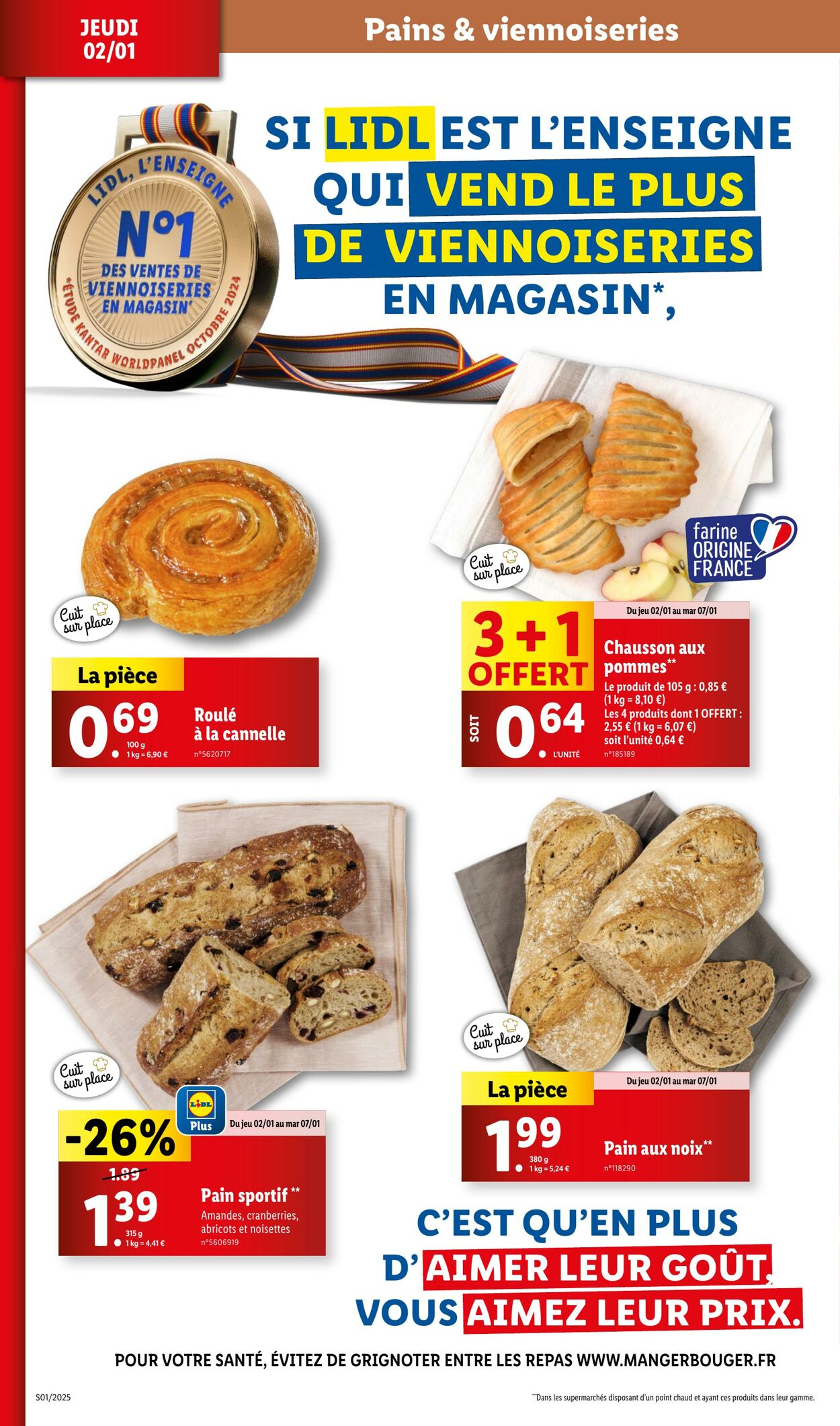 Catalogue Lidl 02.01.2025 - 07.01.2025