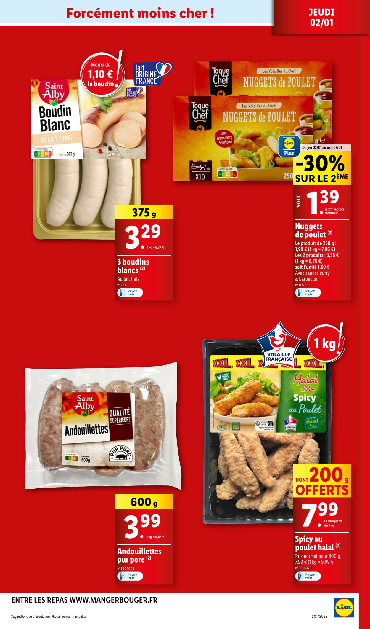 Catalogue Lidl 02.01.2025 - 07.01.2025