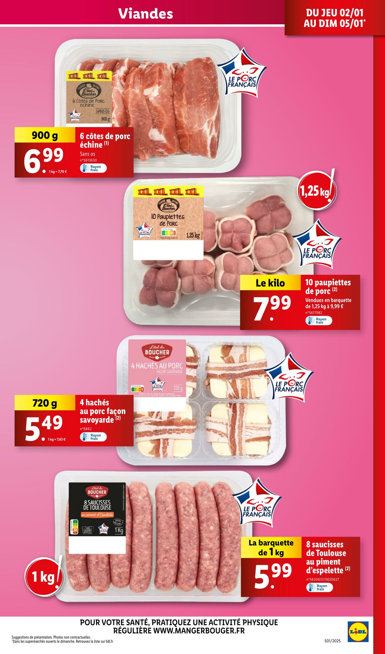 Catalogue Lidl 02.01.2025 - 07.01.2025