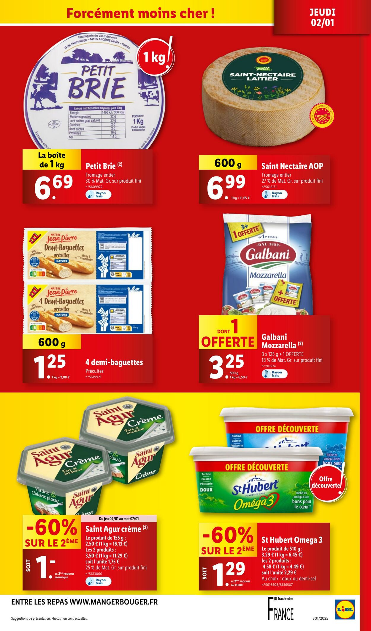 Catalogue Lidl 02.01.2025 - 07.01.2025