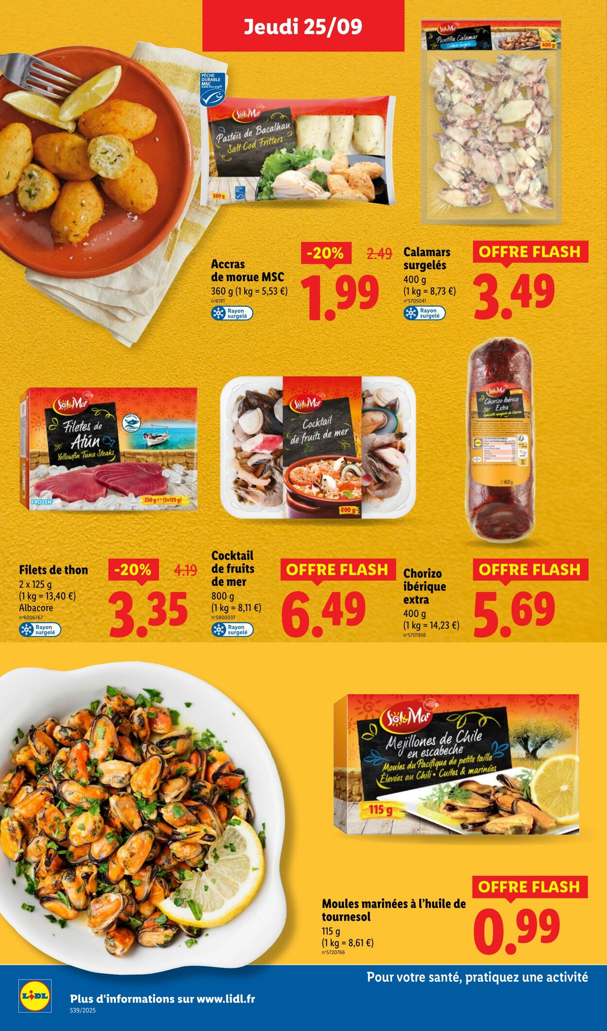 Catalogue Lidl 25.09.2025 - 01.10.2025