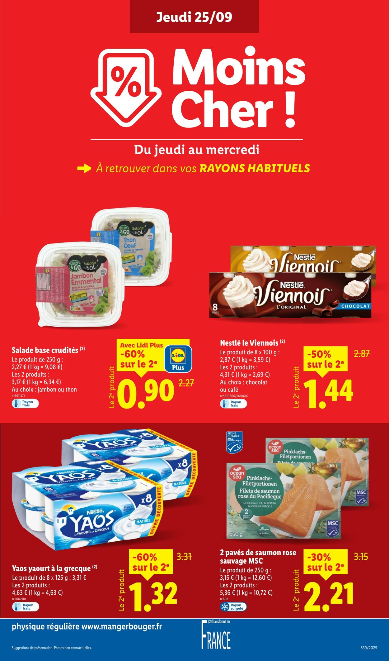 Catalogue Lidl 25.09.2025 - 01.10.2025