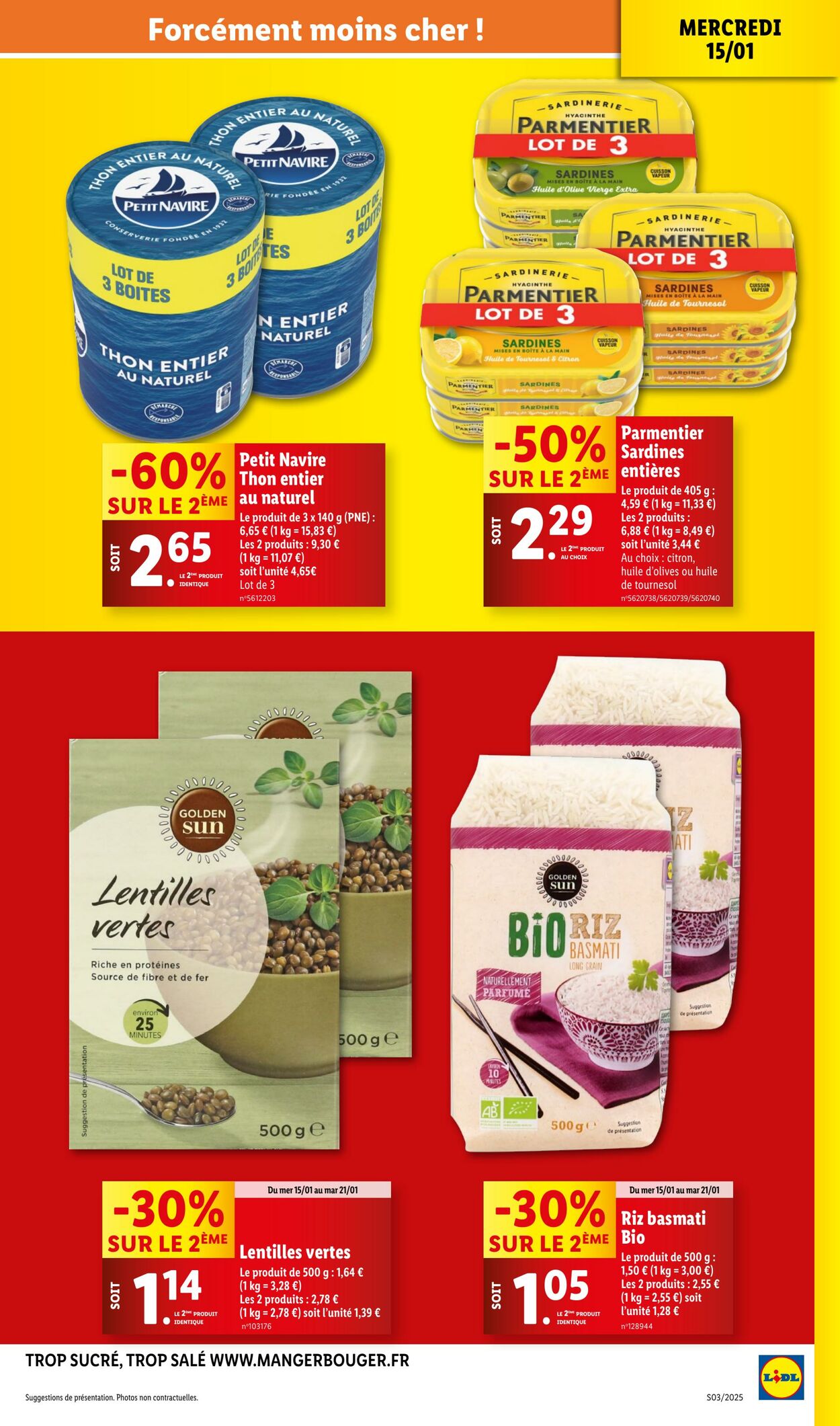 Catalogue Lidl 15.01.2025 - 21.01.2025