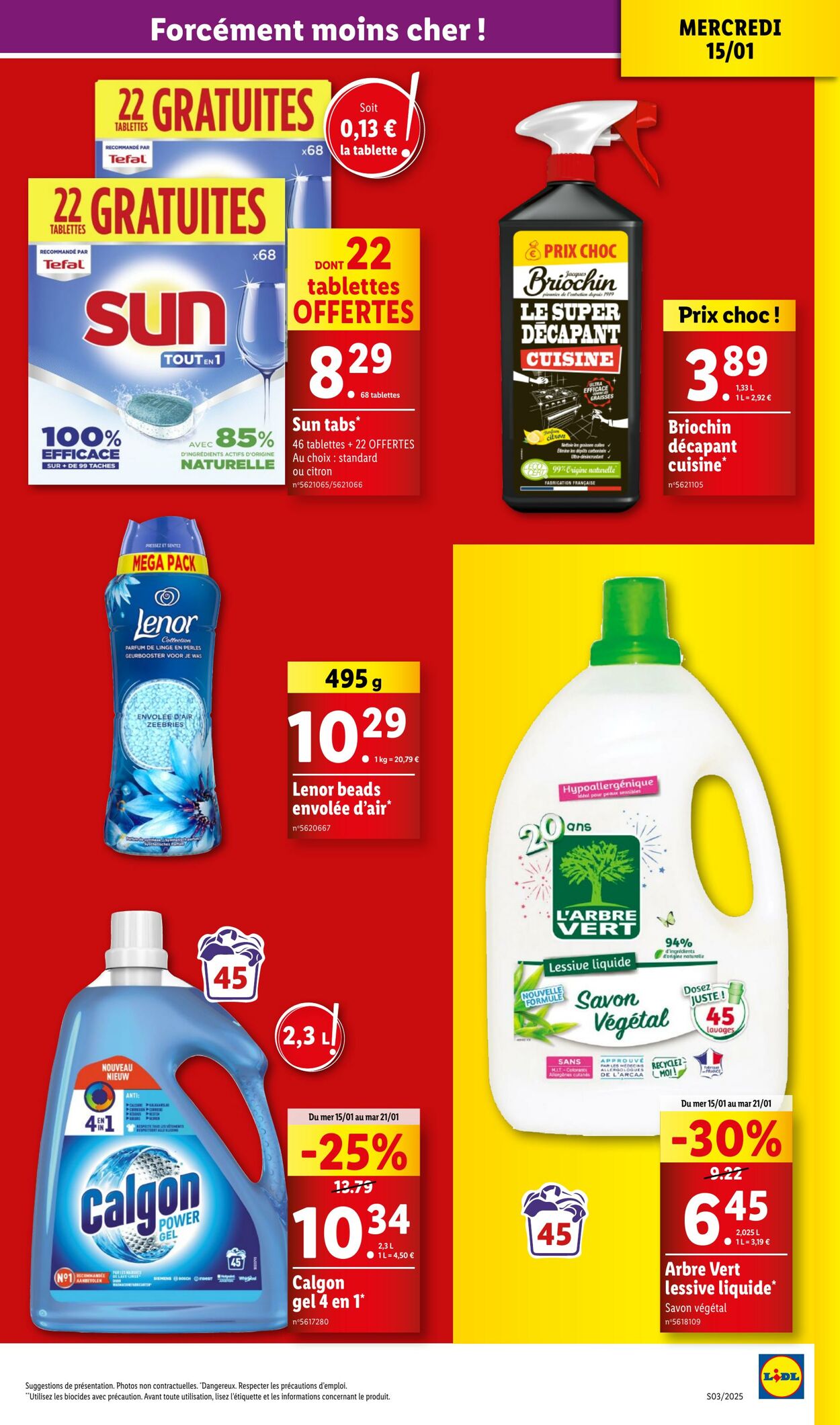 Catalogue Lidl 15.01.2025 - 21.01.2025