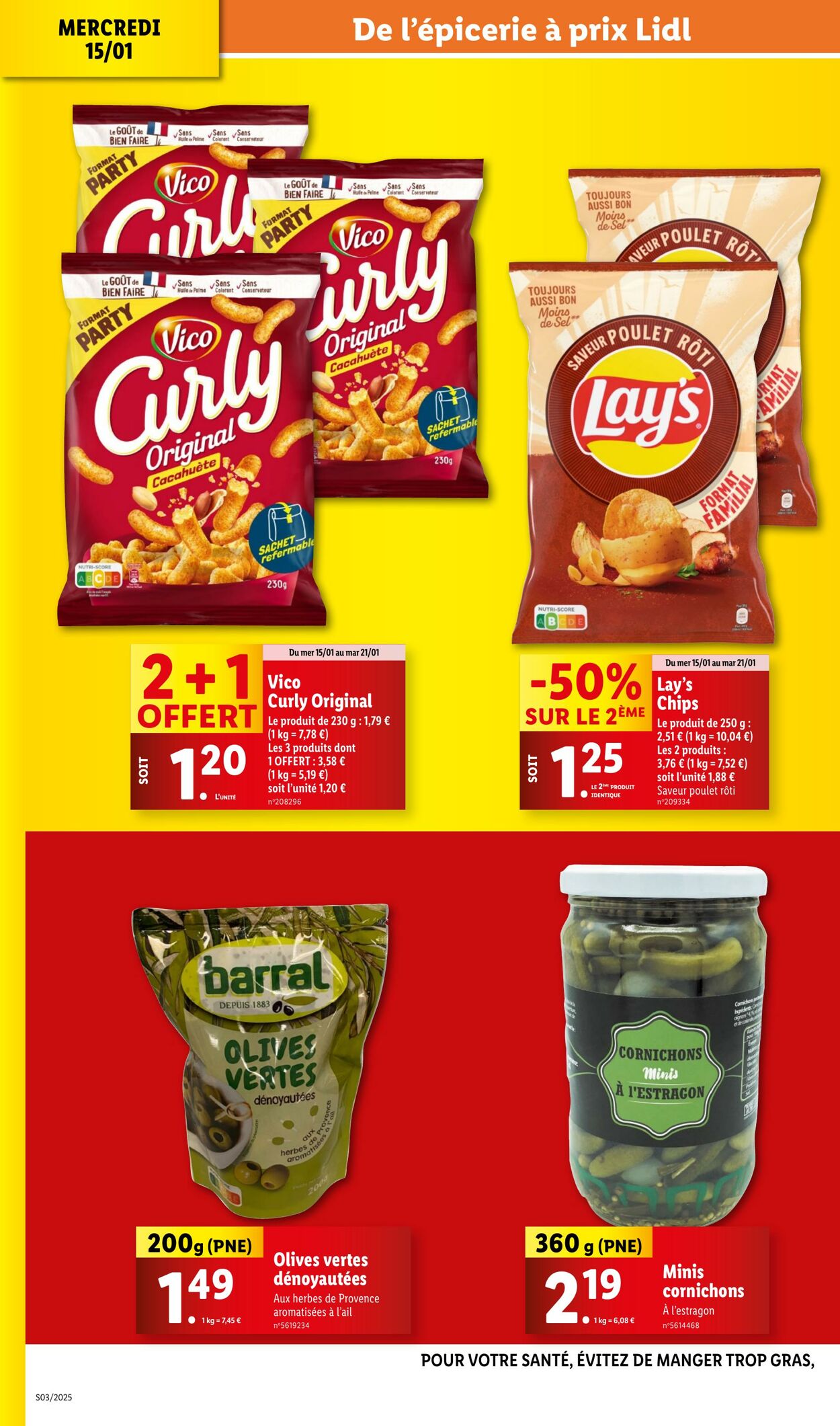 Catalogue Lidl 15.01.2025 - 21.01.2025