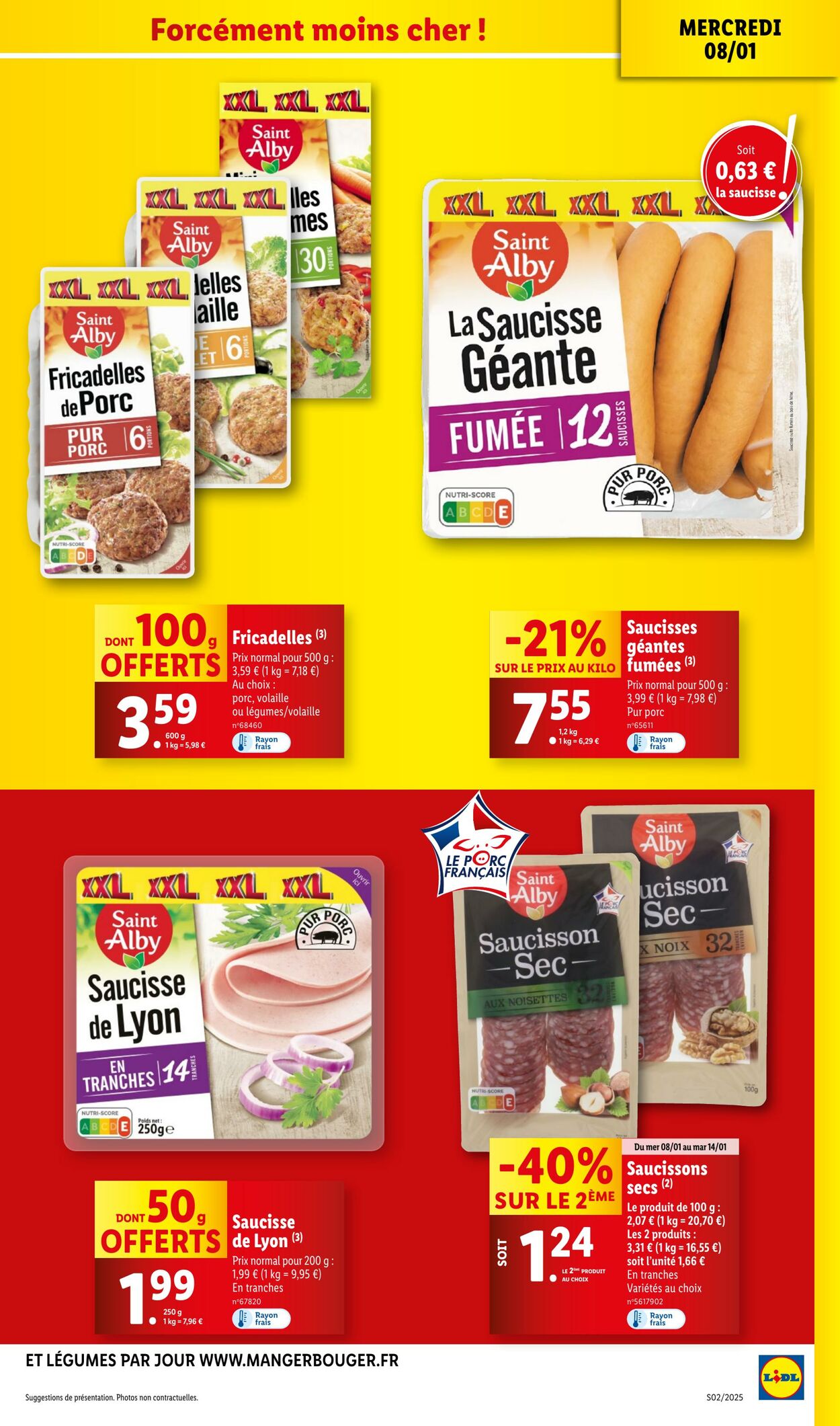 Catalogue Lidl 08.01.2025 - 14.01.2025