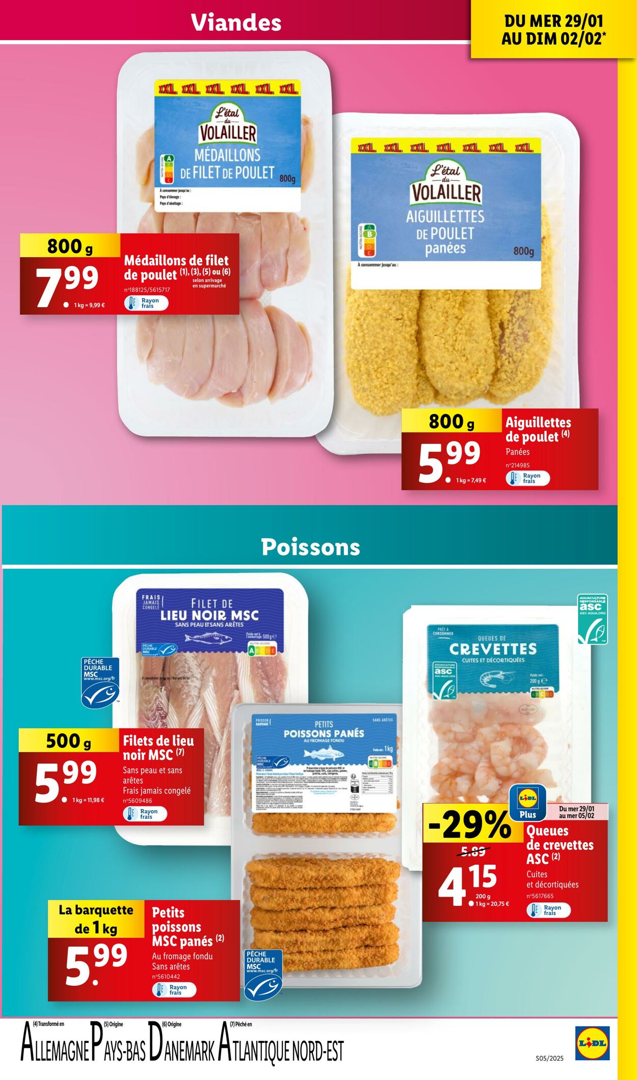 Catalogue Lidl 29.01.2025 - 05.02.2025