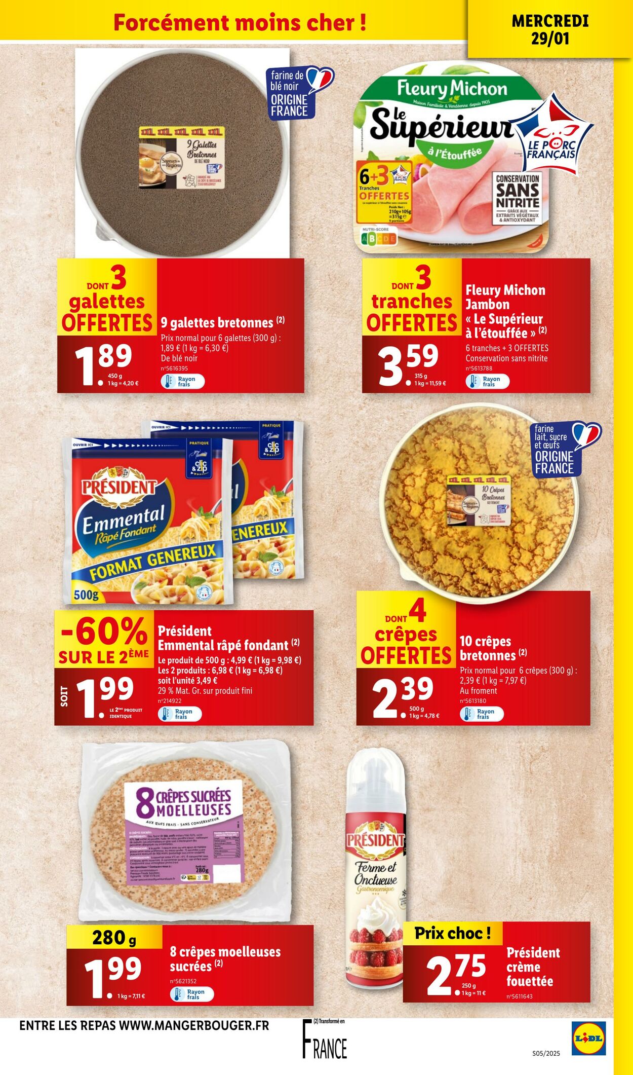 Catalogue Lidl 29.01.2025 - 05.02.2025