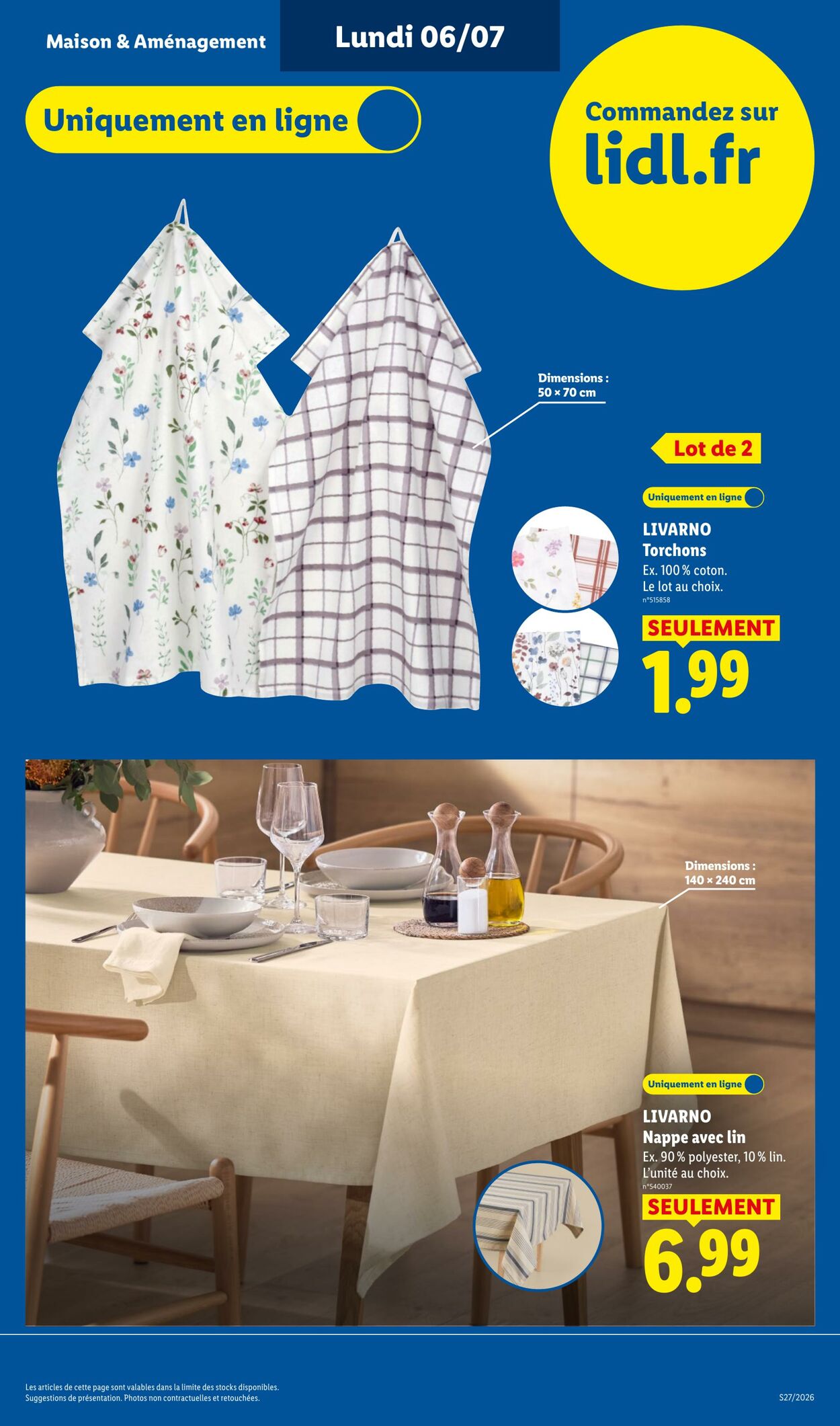 Catalogue Lidl 28.06.2026 - 08.07.2026