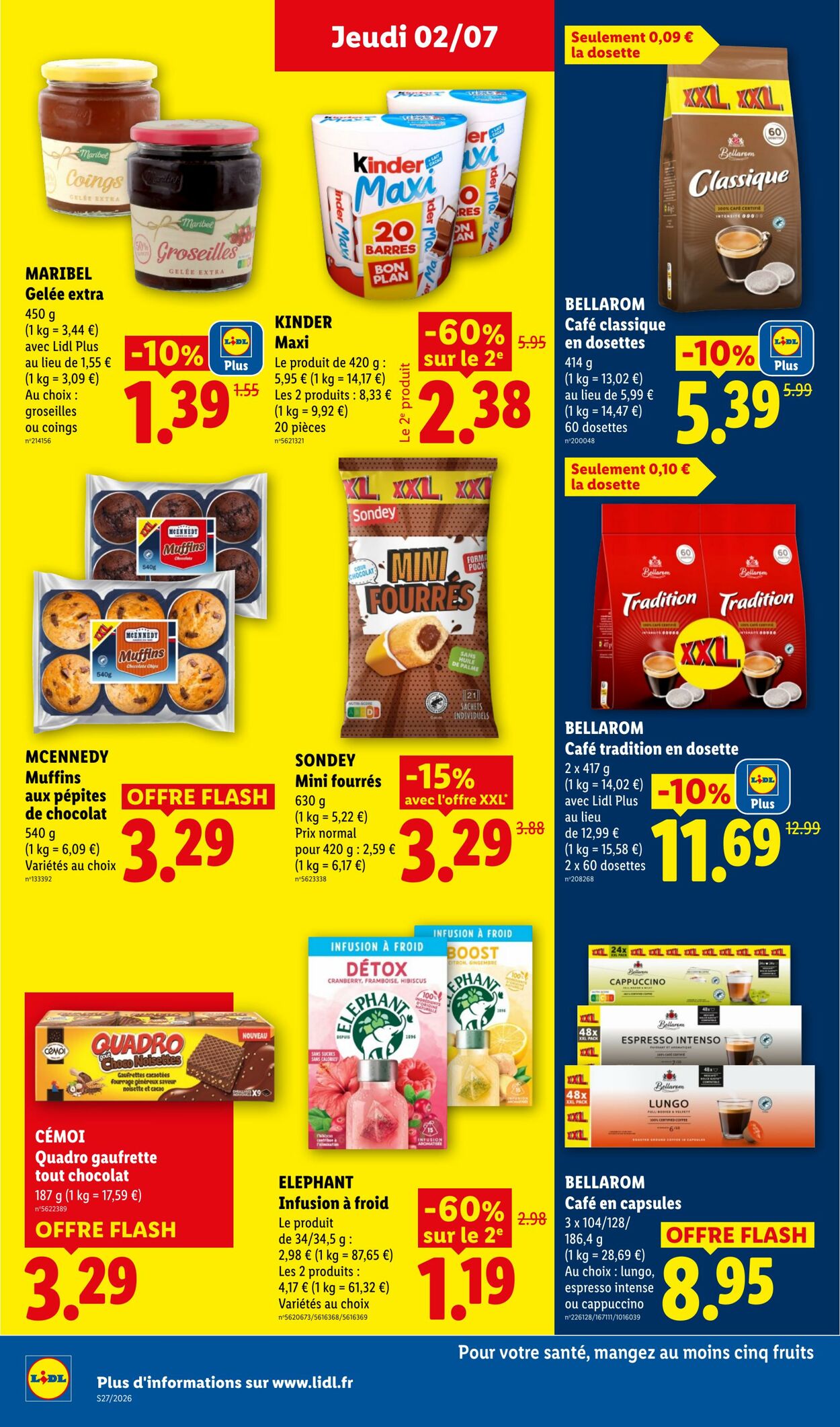 Catalogue Lidl 28.06.2026 - 08.07.2026