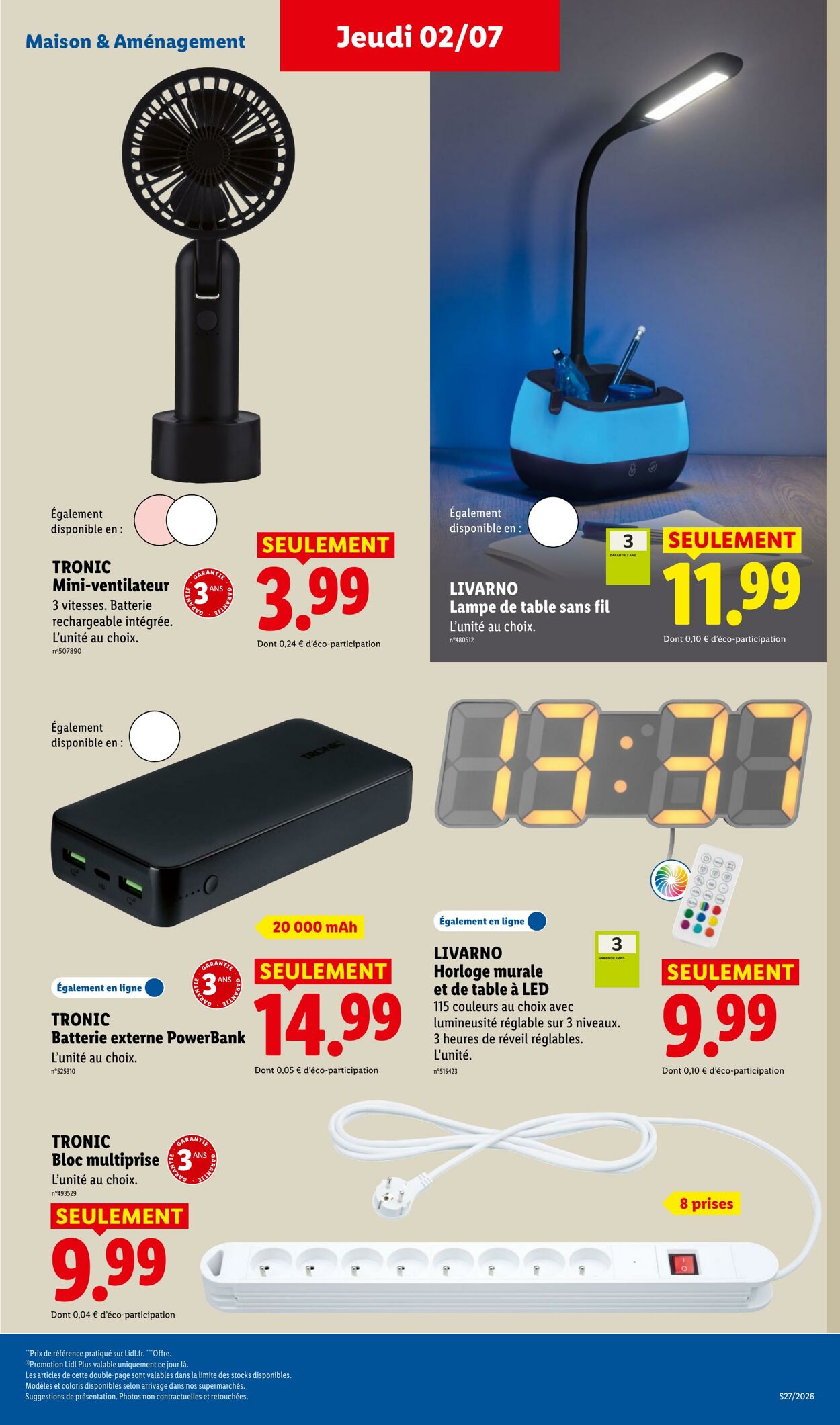 Catalogue Lidl 28.06.2026 - 08.07.2026