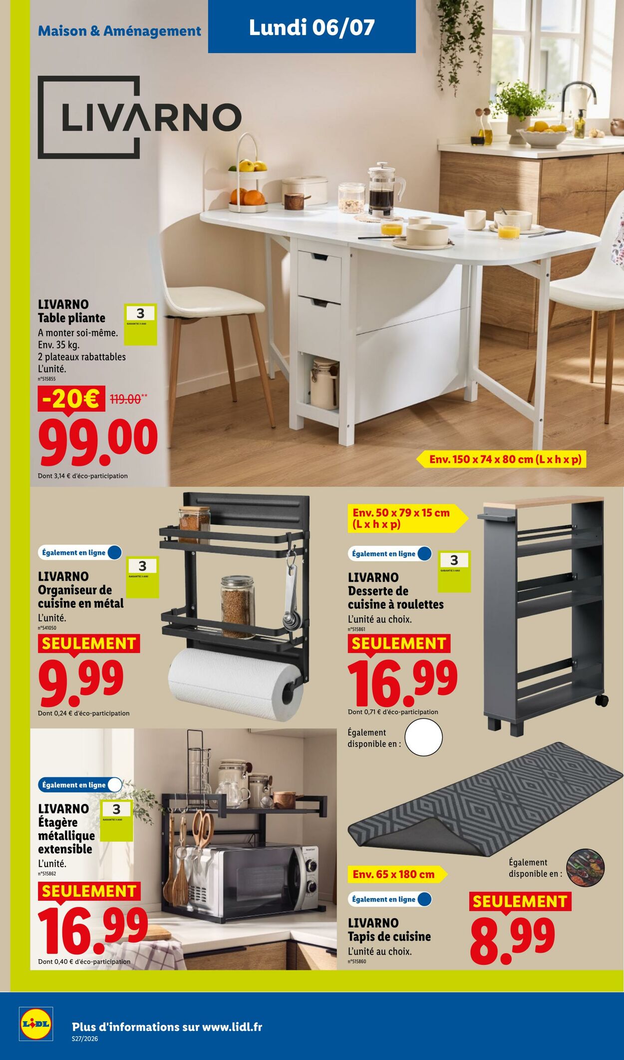 Catalogue Lidl 28.06.2026 - 08.07.2026