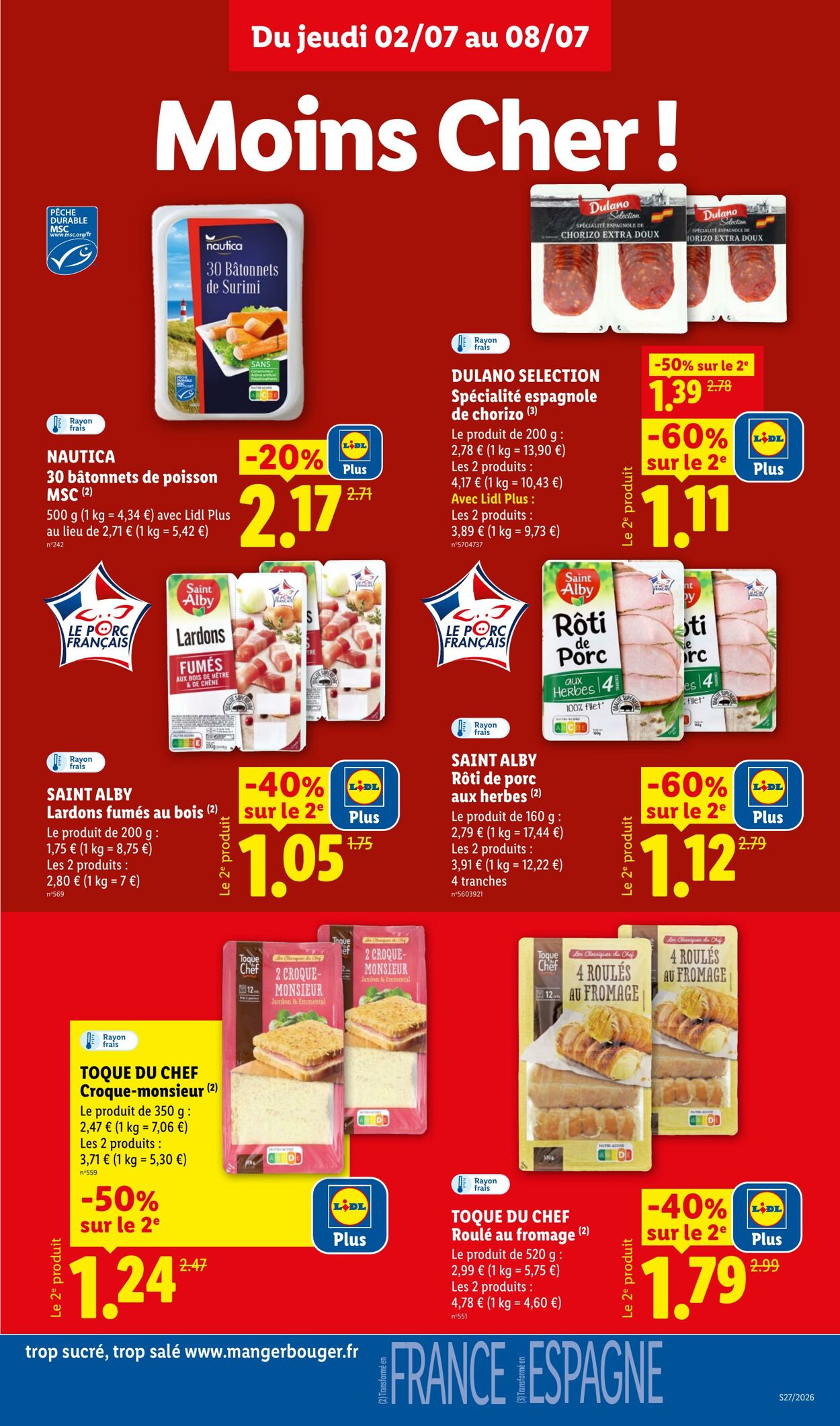 Catalogue Lidl 28.06.2026 - 08.07.2026