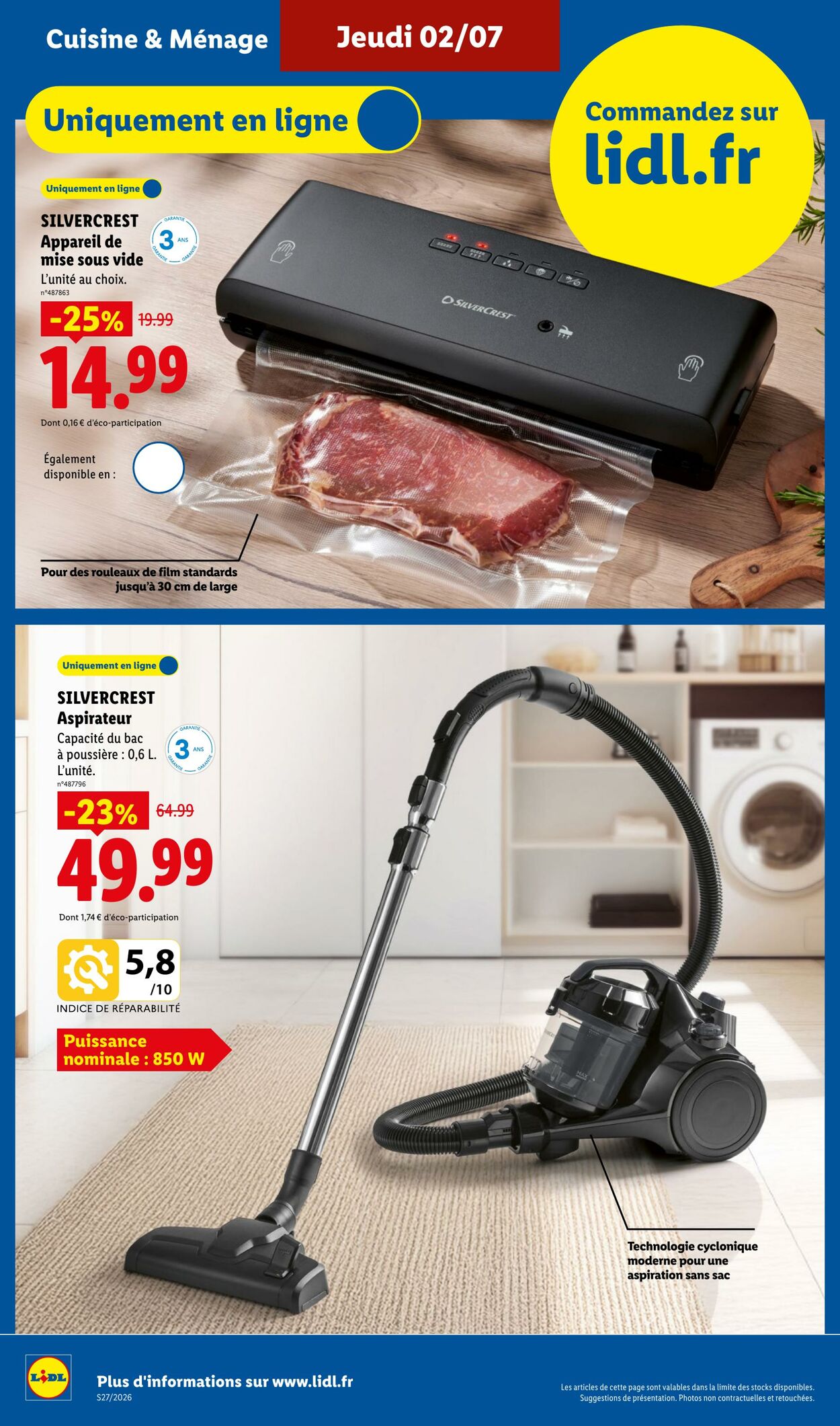 Catalogue Lidl 28.06.2026 - 08.07.2026