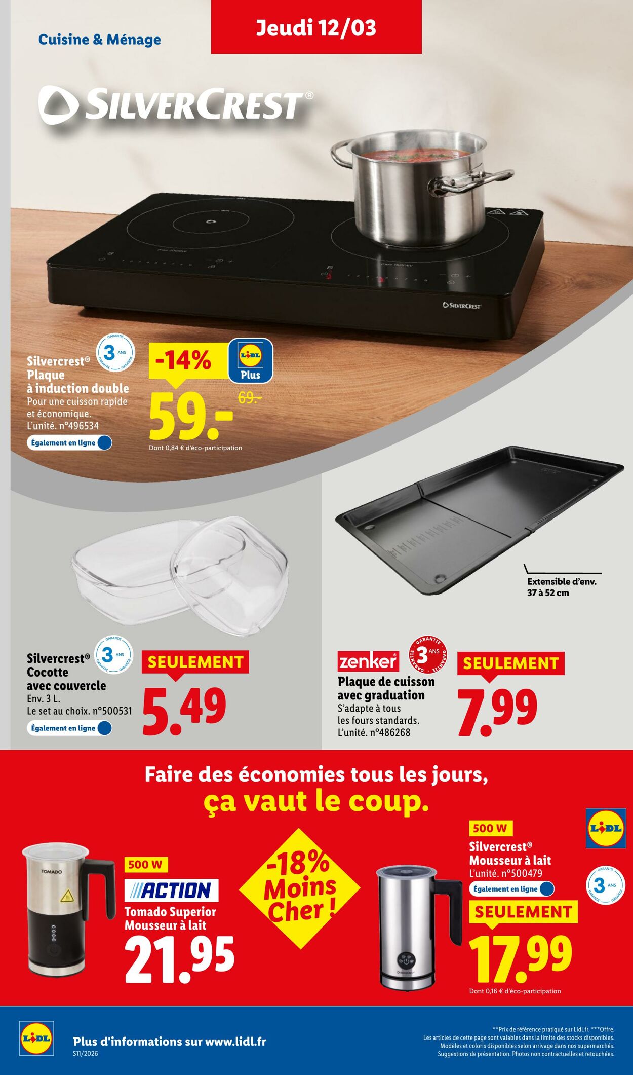 Catalogue Lidl 08.03.2026 - 18.03.2026