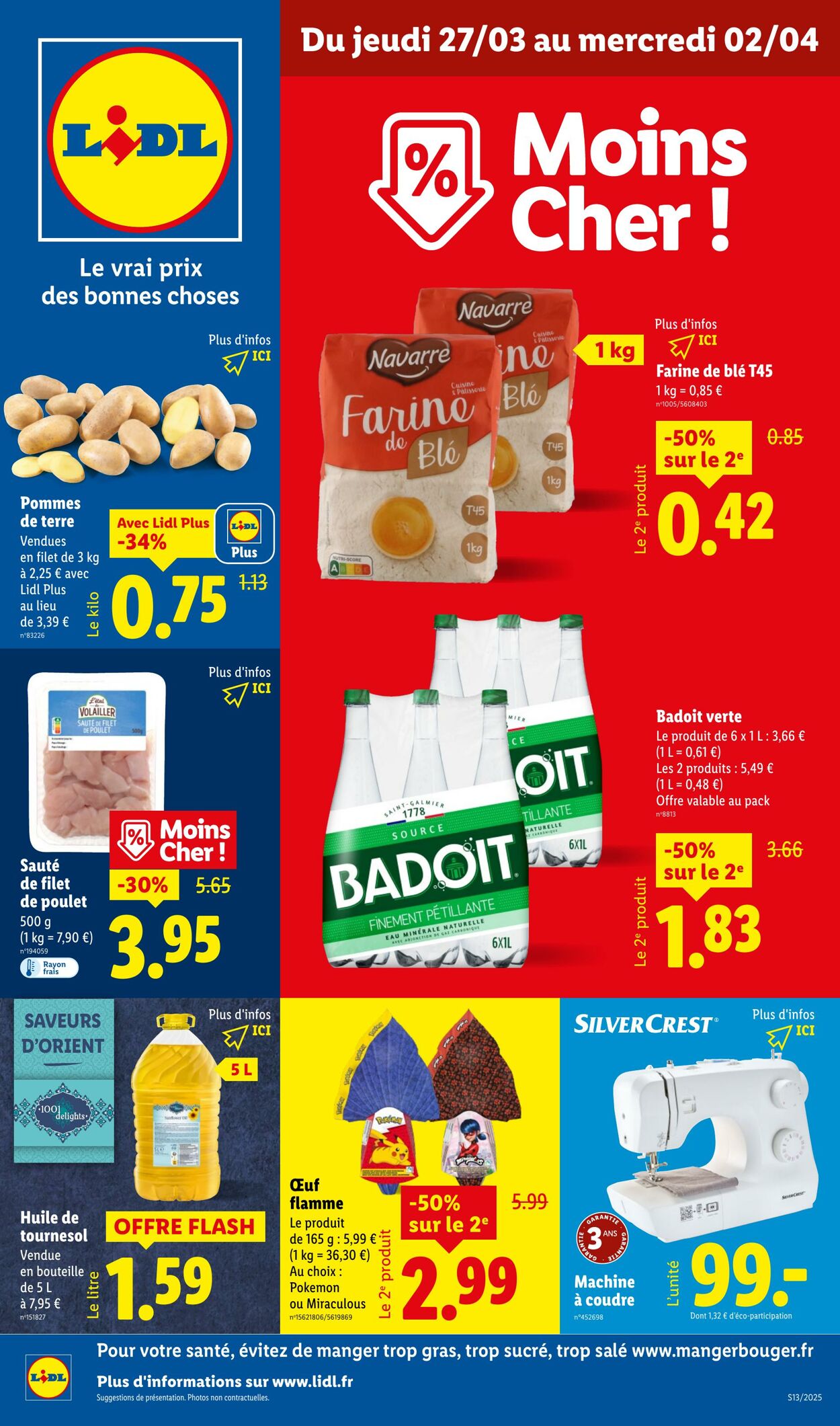 Catalogue Lidl - Les promos de la semaine 27 mars 2025 - 2 avr. 2025