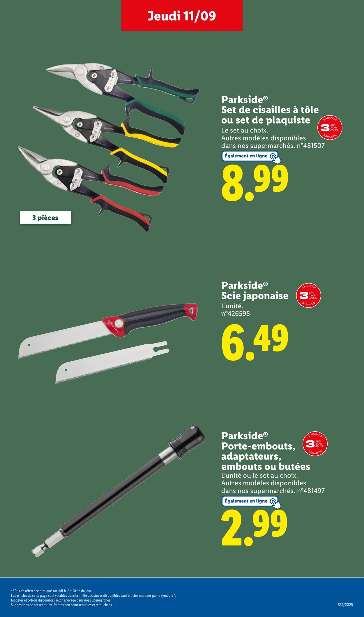 Catalogue Lidl 11.09.2025 - 17.09.2025