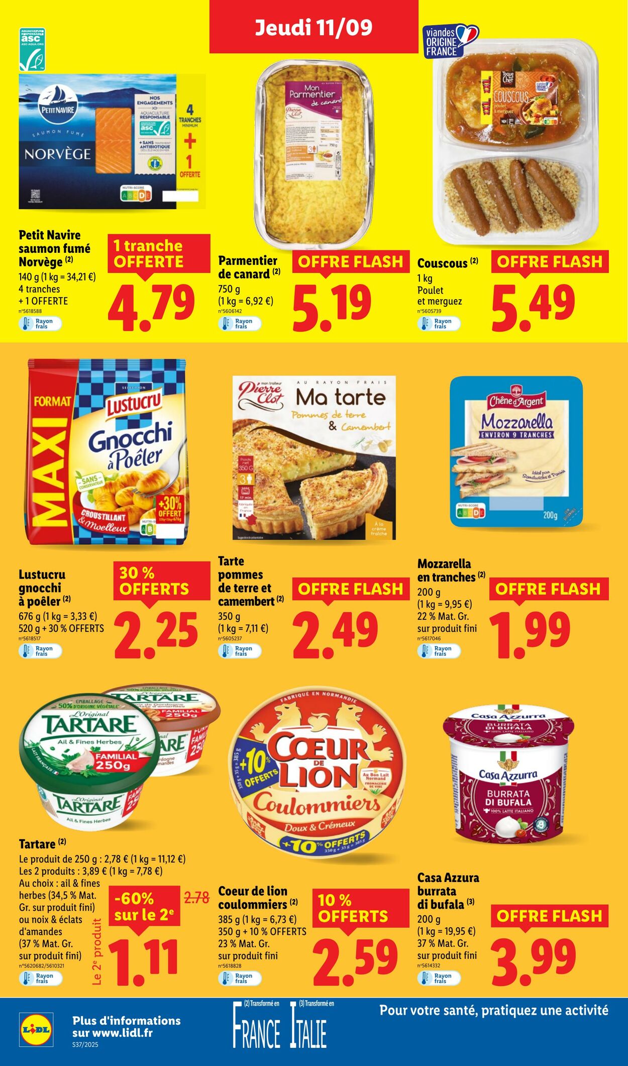 Catalogue Lidl 11.09.2025 - 17.09.2025