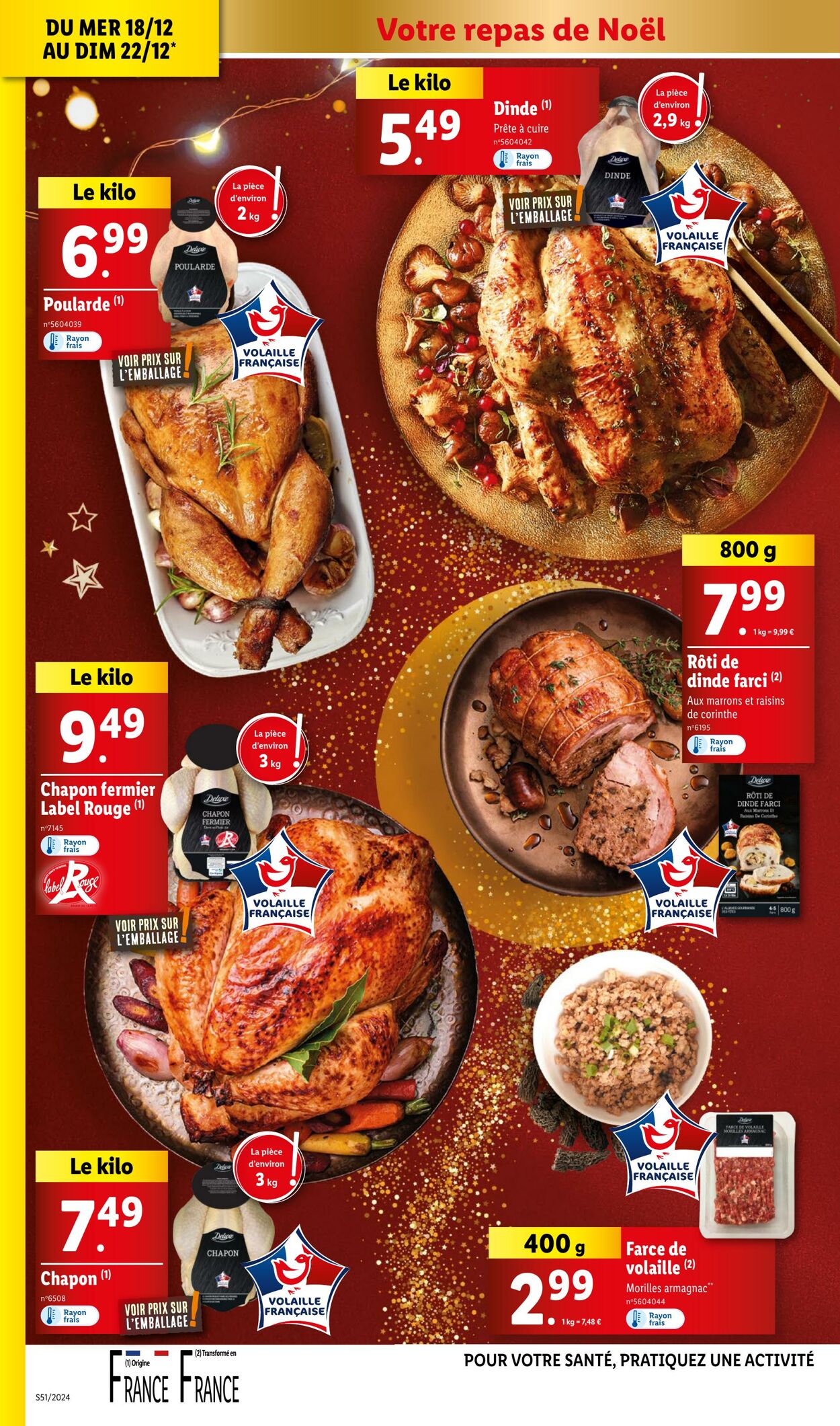 Catalogue Lidl 18.12.2024 - 24.12.2024