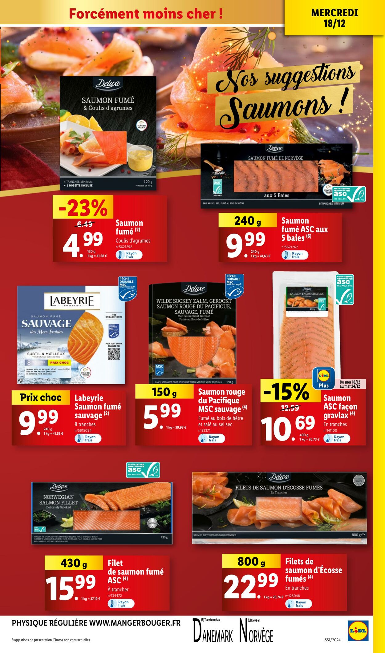 Catalogue Lidl 18.12.2024 - 24.12.2024