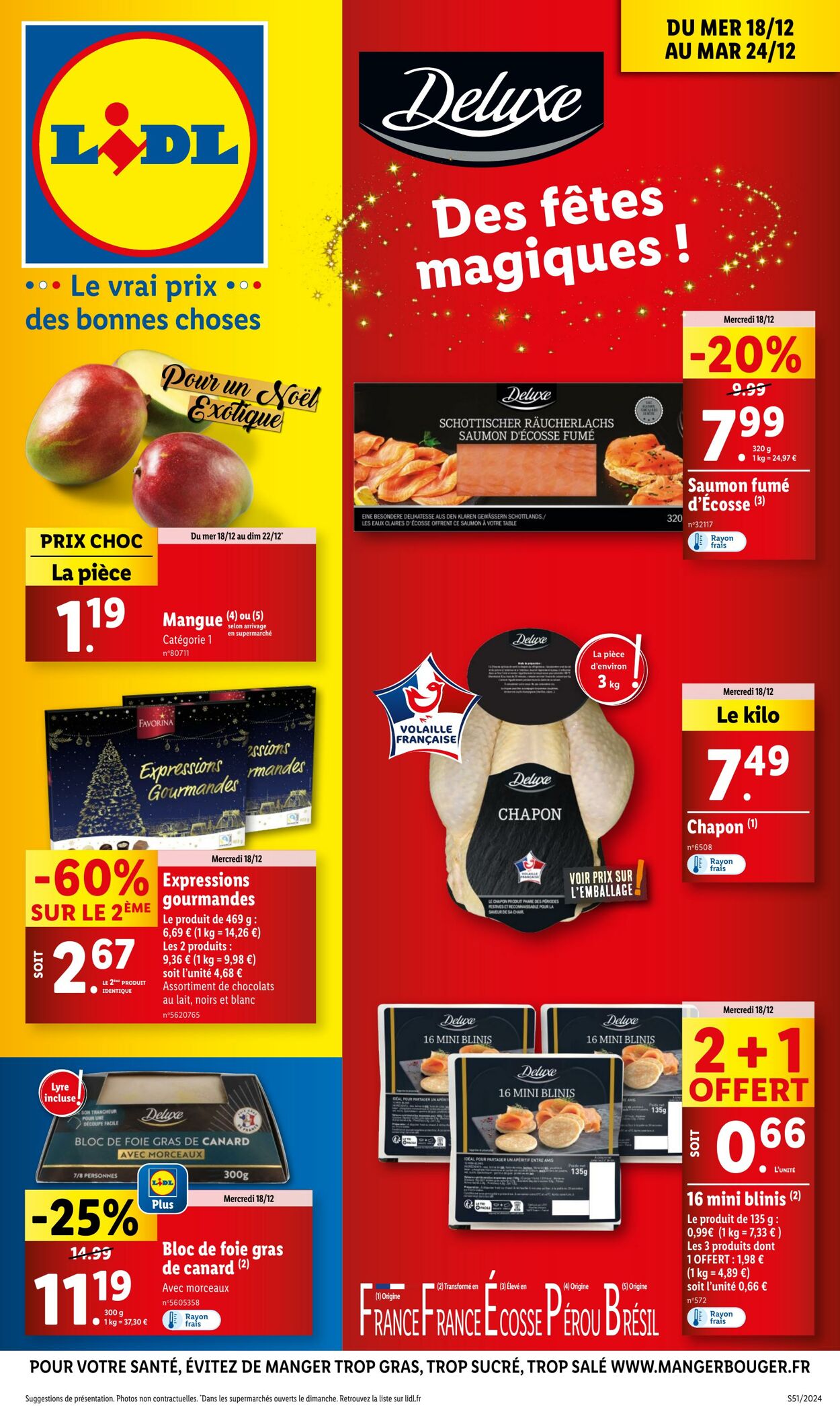 Catalogue Lidl - Les promos de la semaine 18 déc. 2024 - 24 déc. 2024