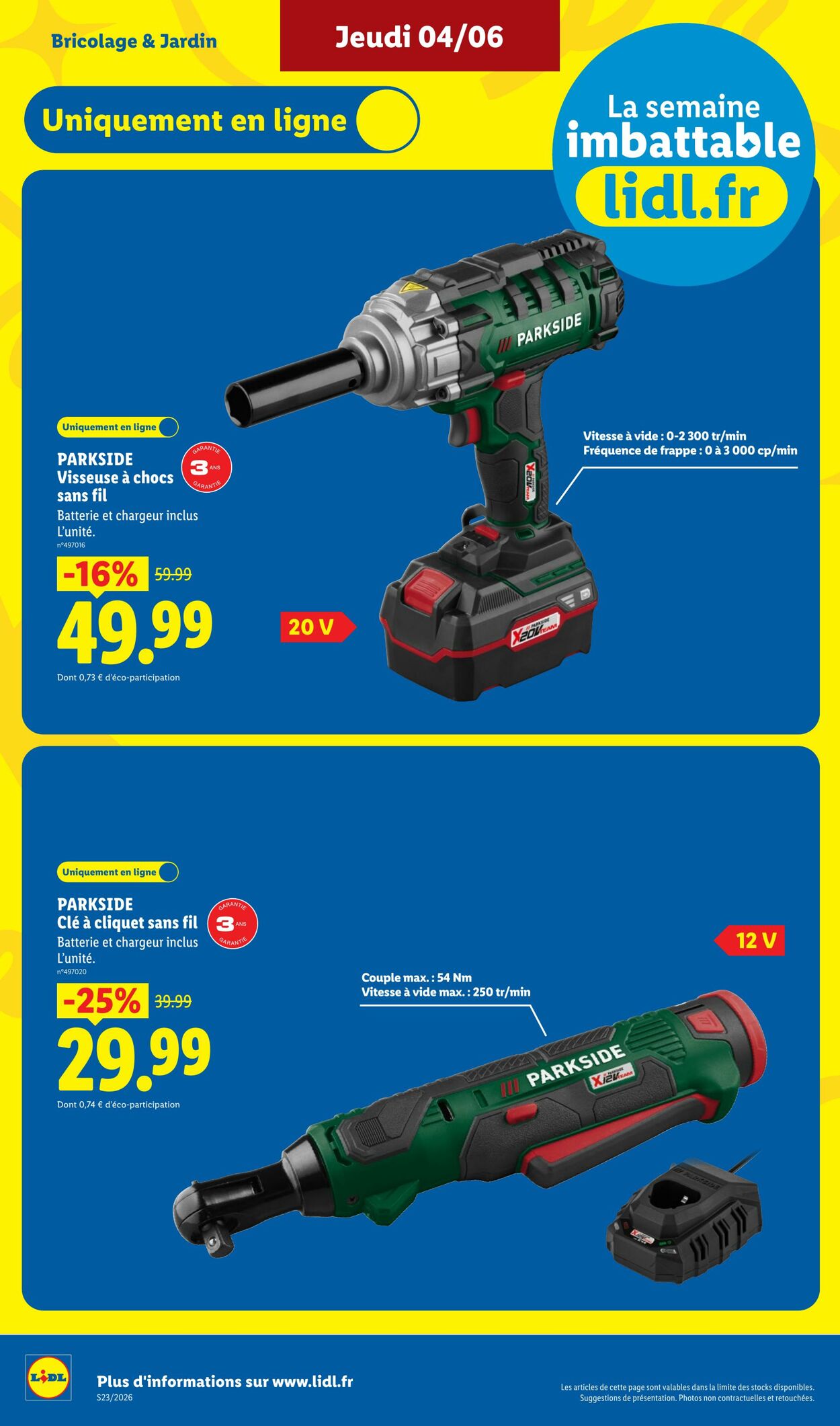 Catalogue Lidl 31.05.2026 - 10.06.2026