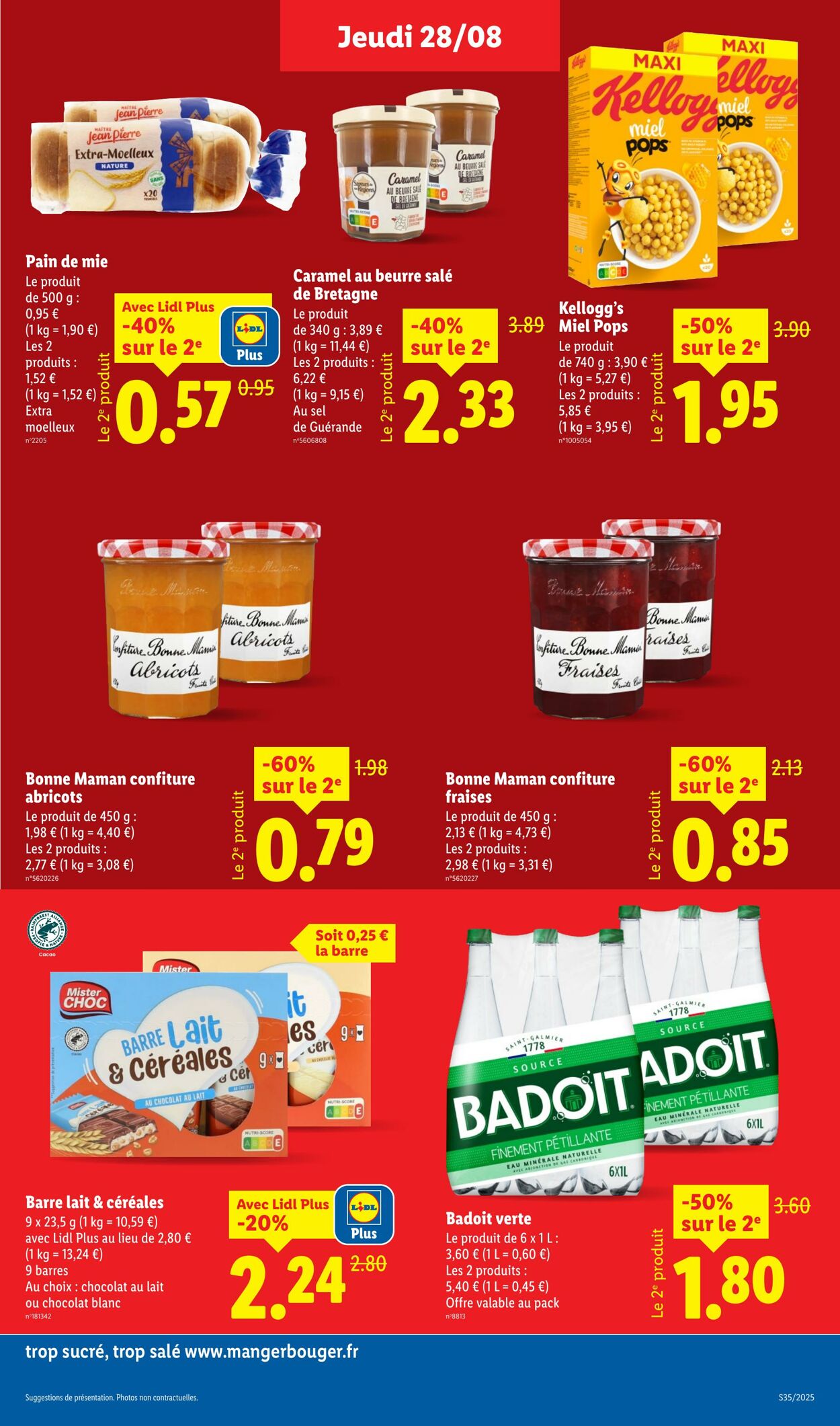 Catalogue Lidl 28.08.2025 - 03.09.2025