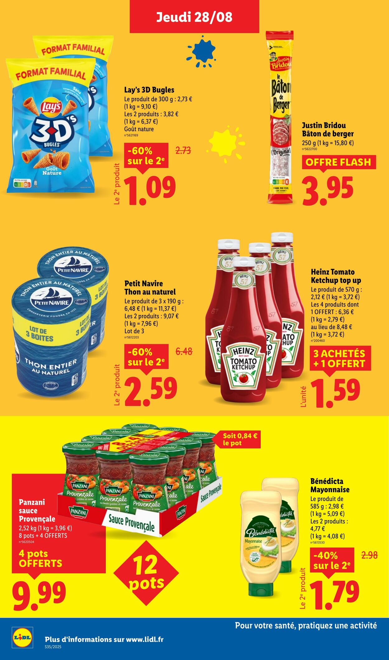 Catalogue Lidl 28.08.2025 - 03.09.2025