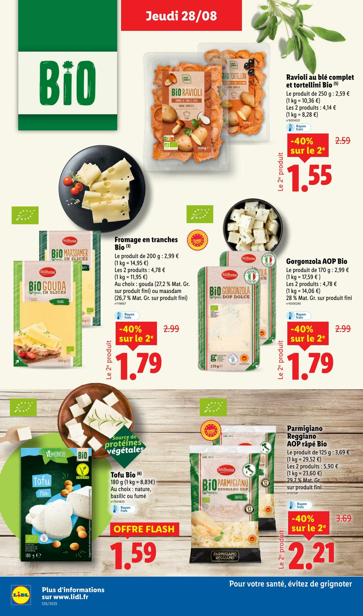 Catalogue Lidl 28.08.2025 - 03.09.2025