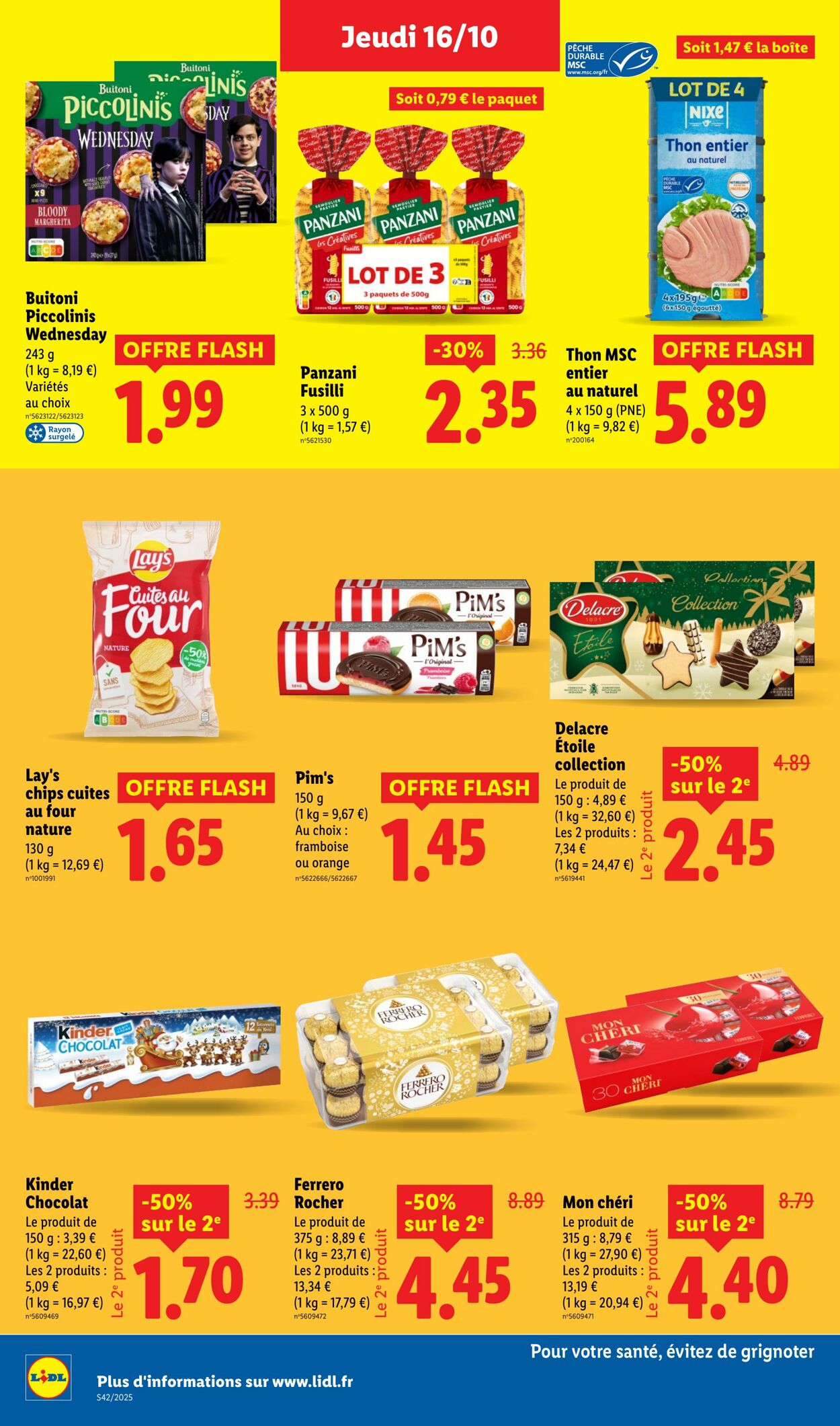 Catalogue Lidl 16.10.2025 - 22.10.2025