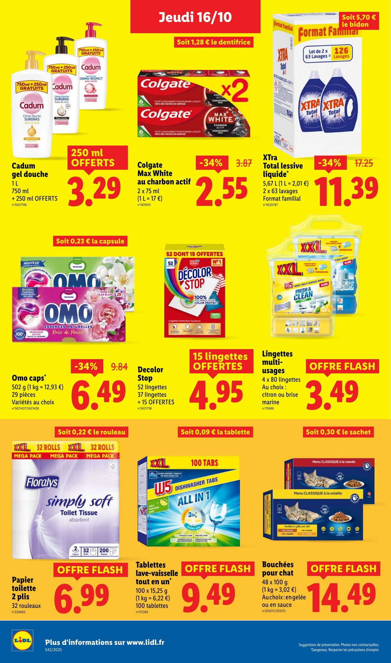 Catalogue Lidl 16.10.2025 - 22.10.2025