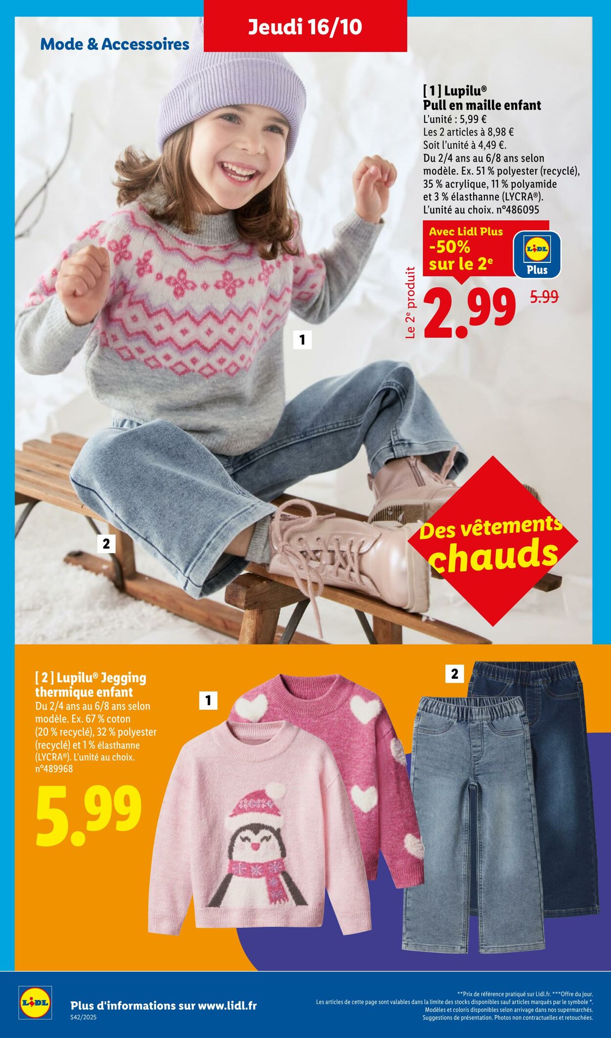 Catalogue Lidl 16.10.2025 - 22.10.2025