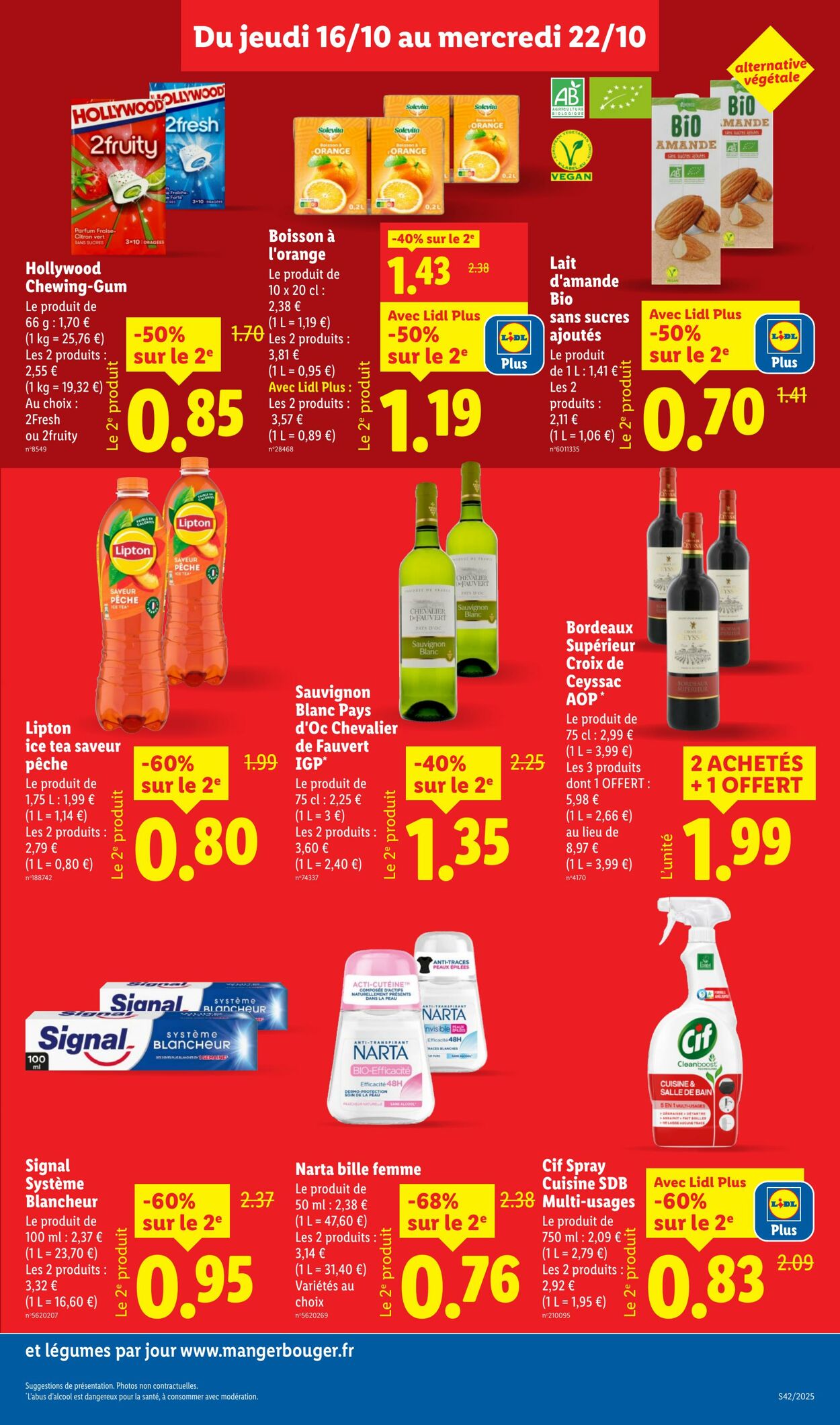 Catalogue Lidl 16.10.2025 - 22.10.2025