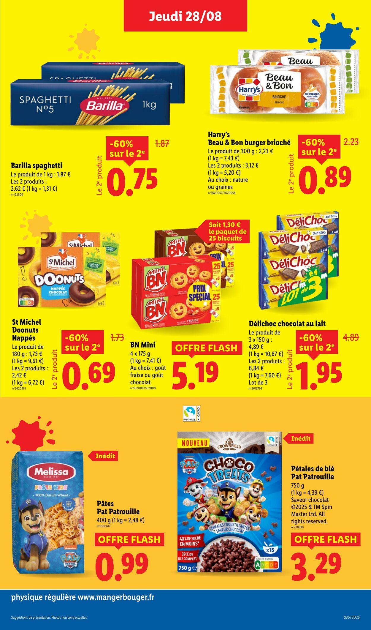 Catalogue Lidl 28.08.2025 - 03.09.2025