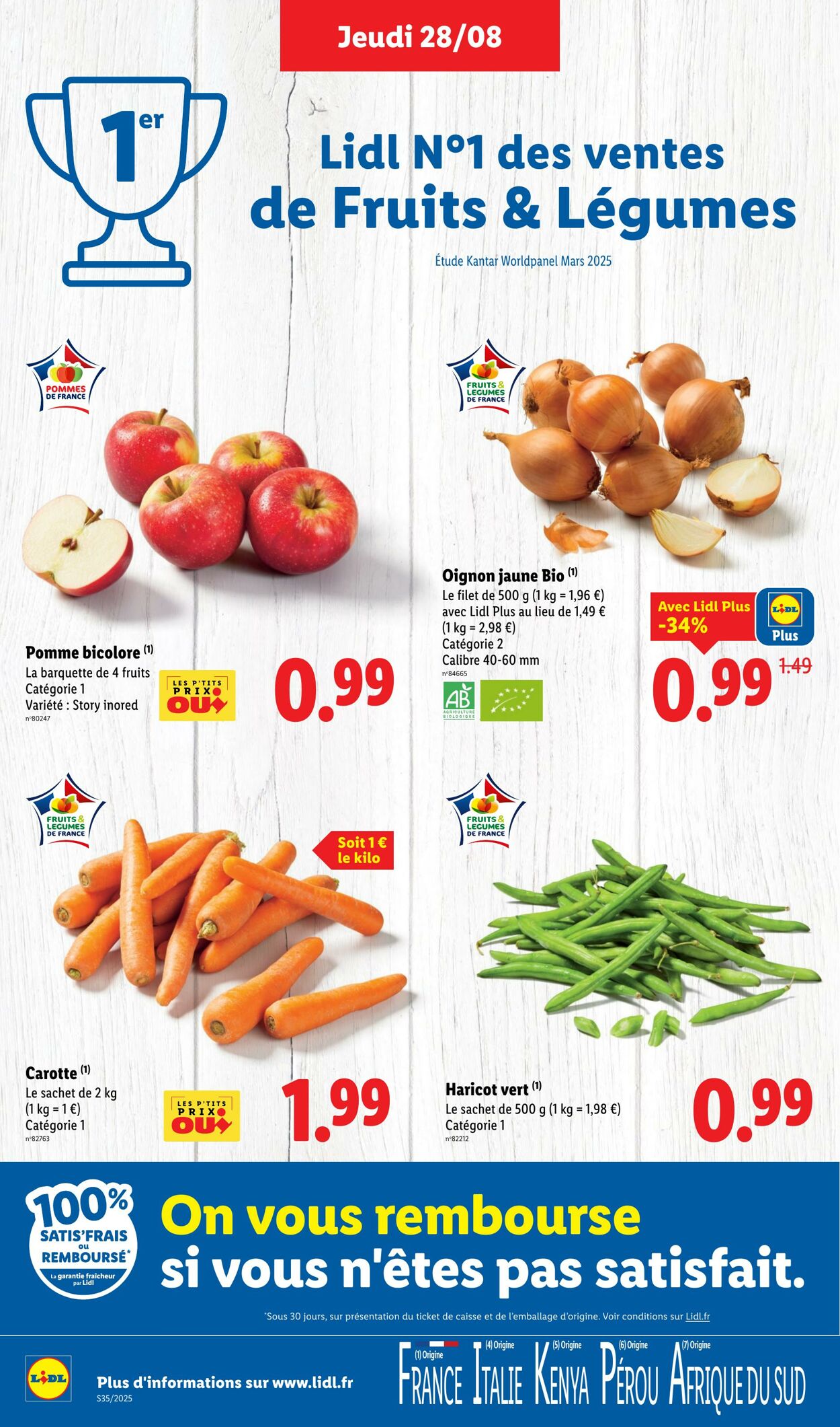 Catalogue Lidl 28.08.2025 - 03.09.2025